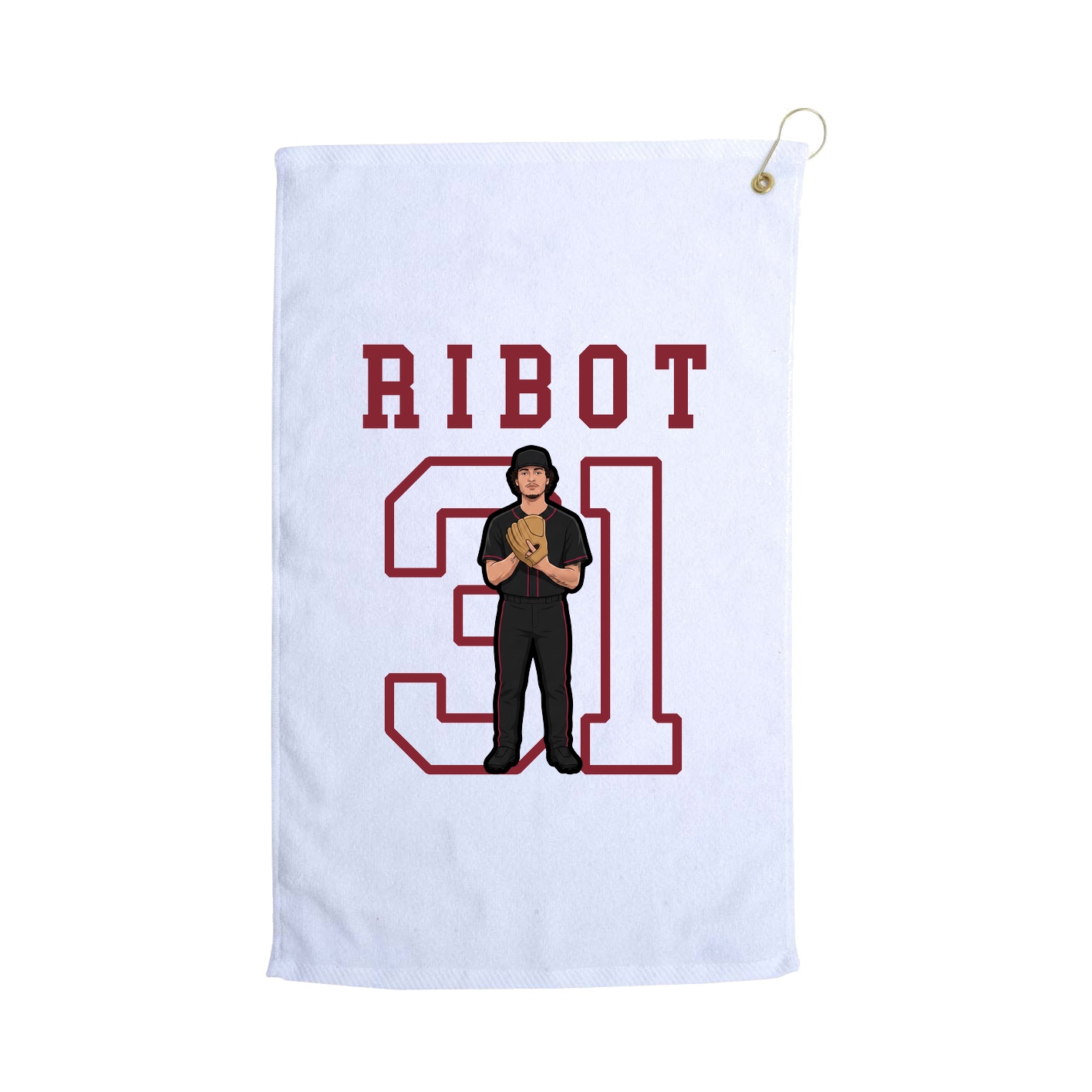 Golf Towel — Shirsey in White