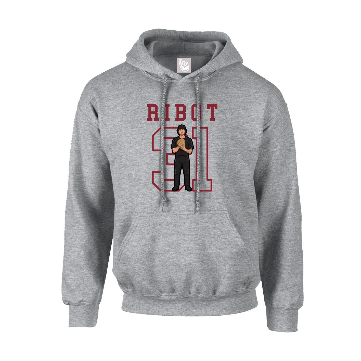 Hoodie — Shirsey in Grey