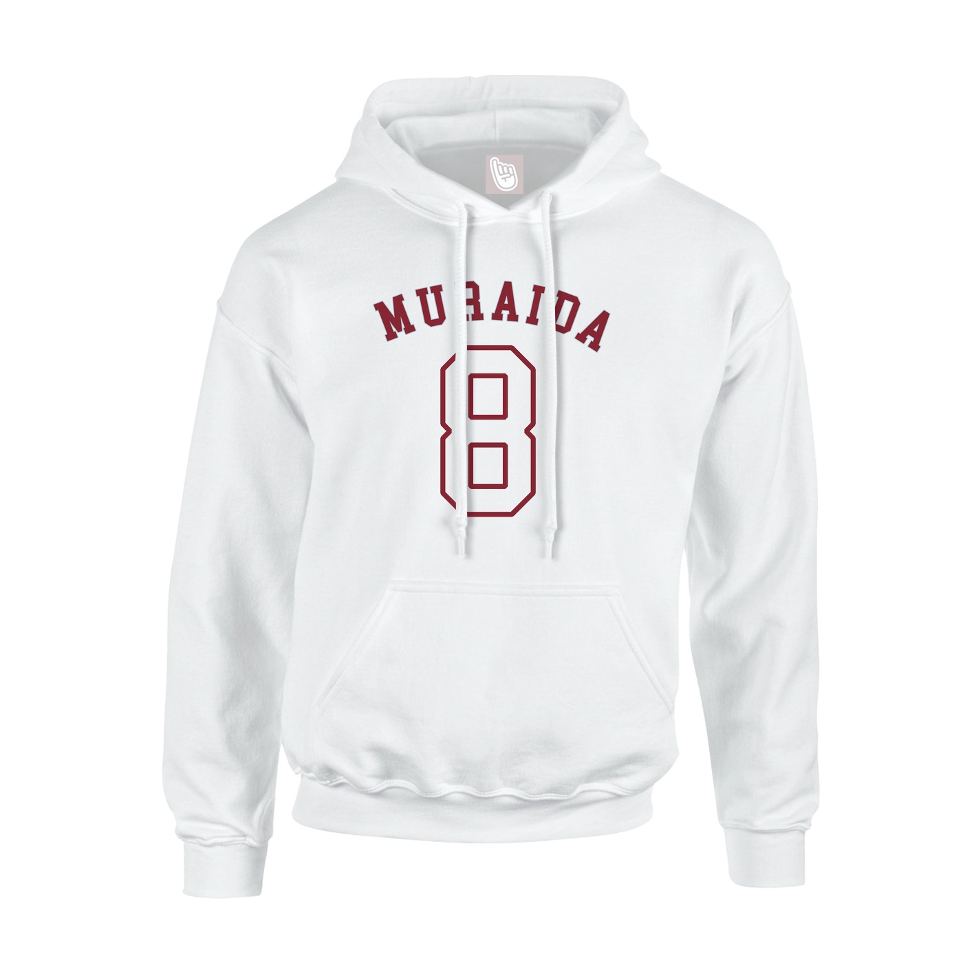 Youth Hoodie — Shirsey Arch in White