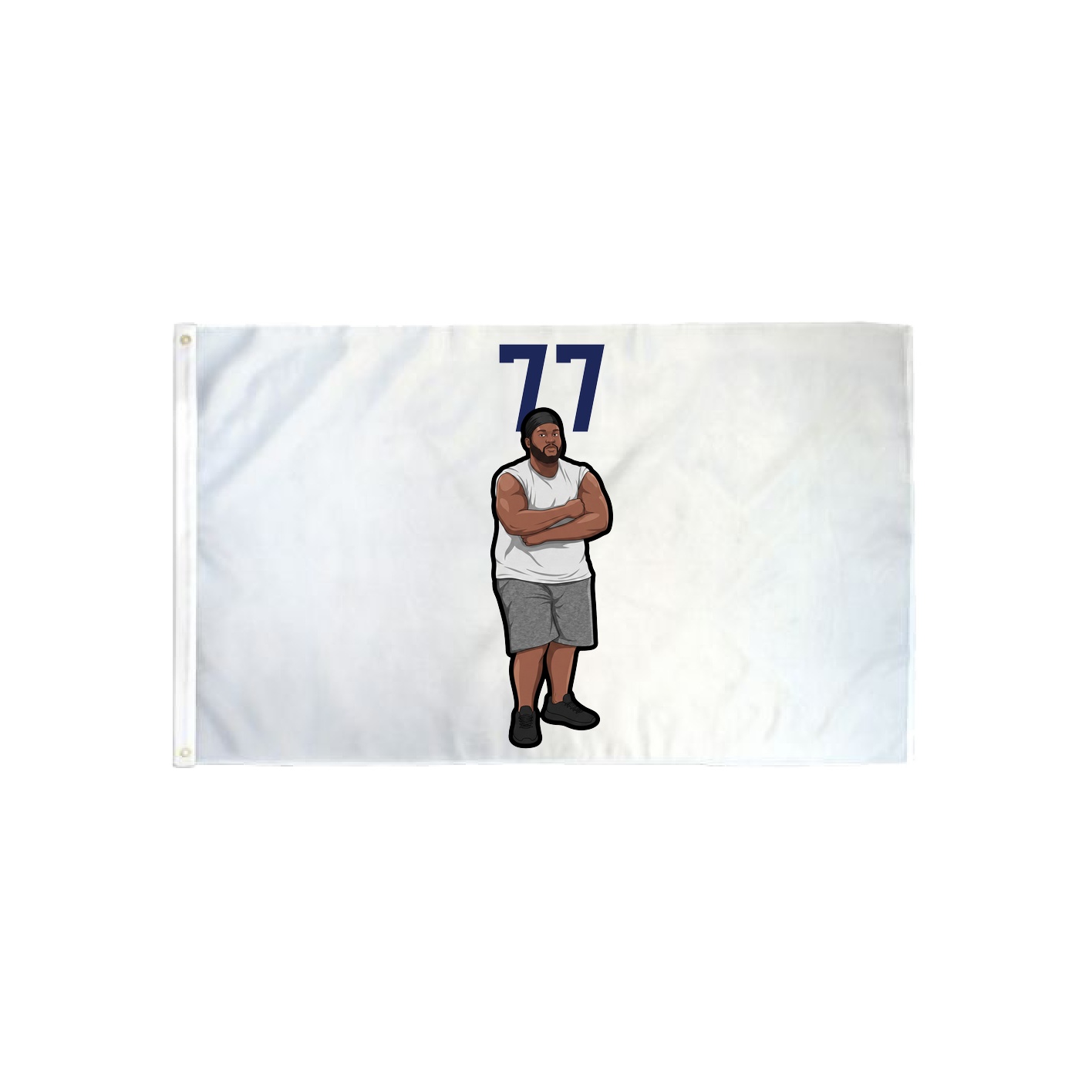3x5 Flag — Number Top in Classic
