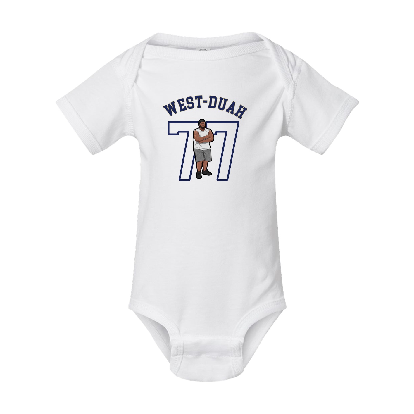 Baby Onesie — Shirsey Arch in White