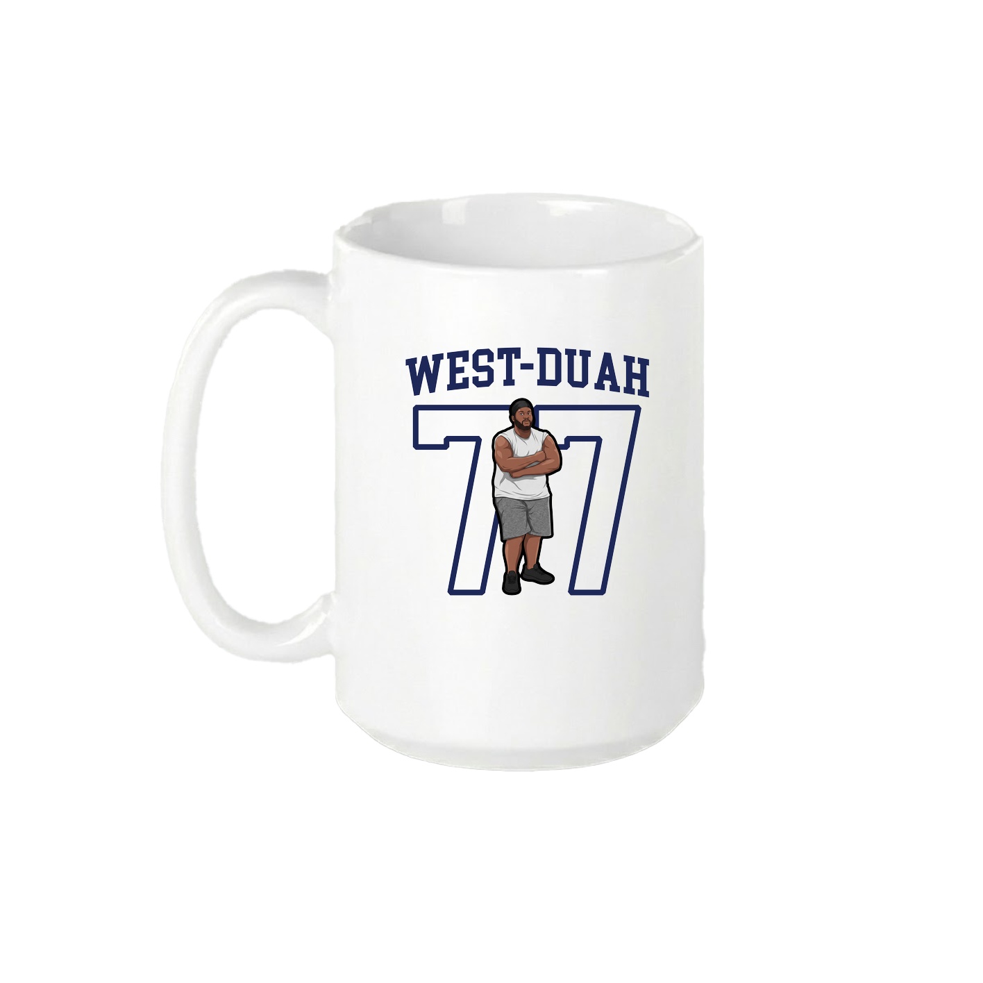 15oz Coffee Mug — Shirsey in White