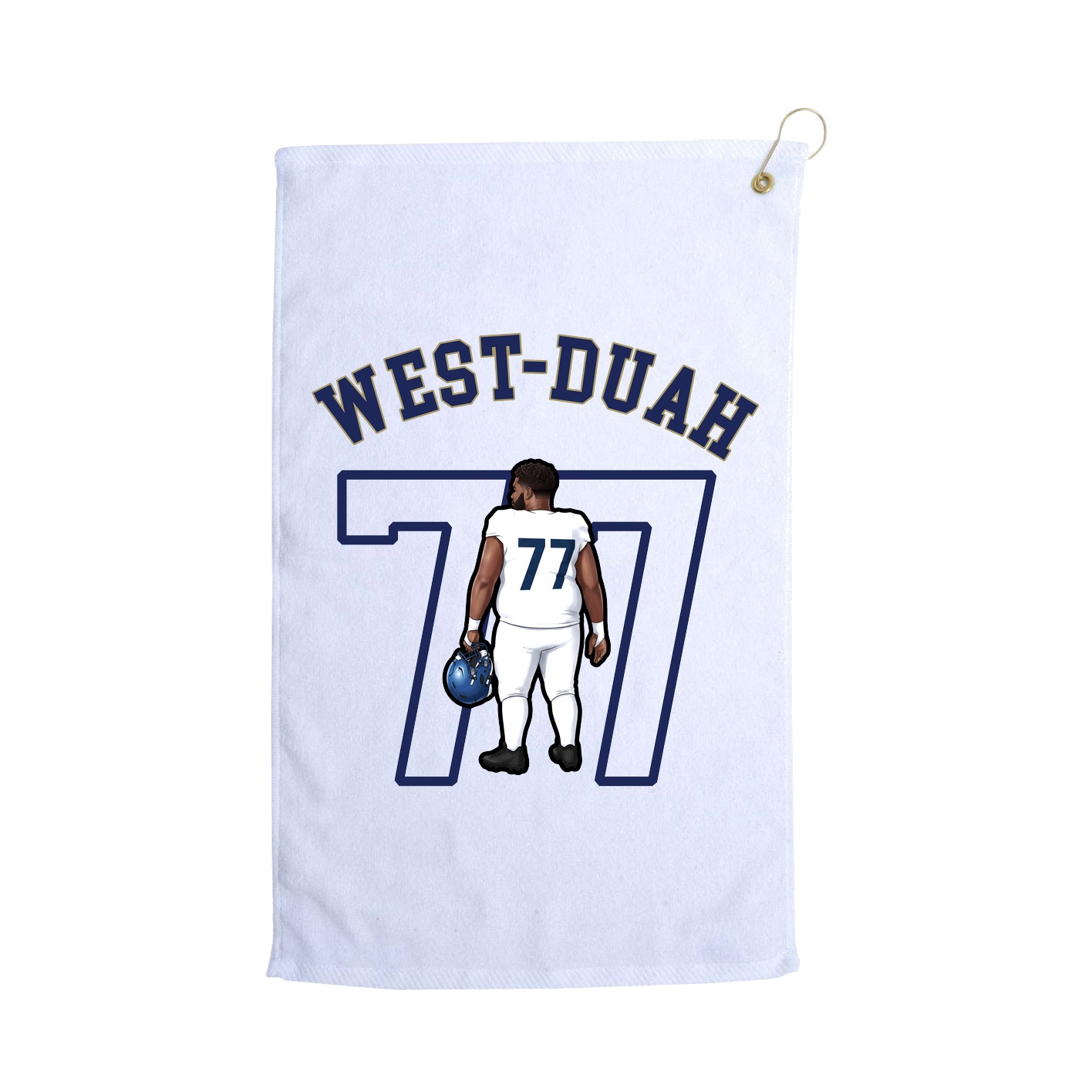 Golf Towel — Shirsey Arch in White