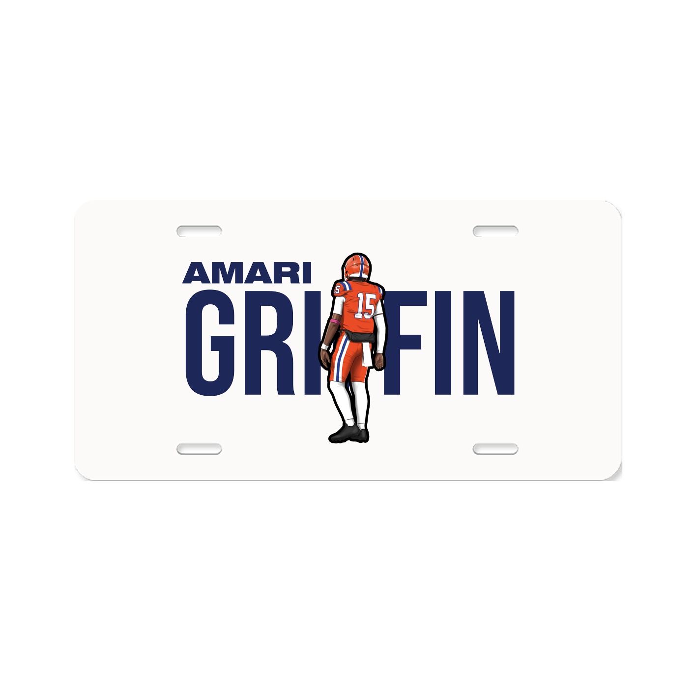 License Plate — Player Name in Classic