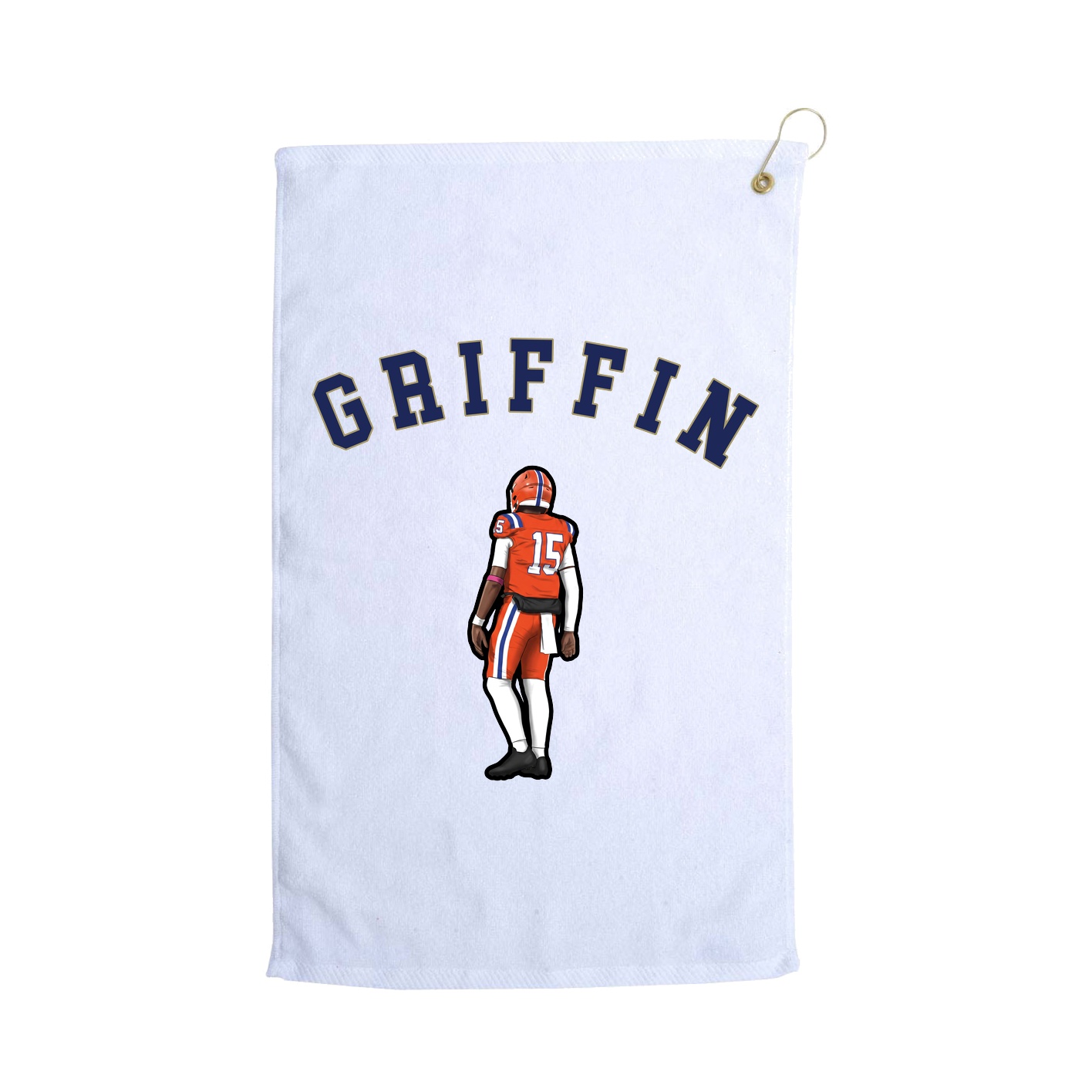 Golf Towel — Shirsey Arch in White