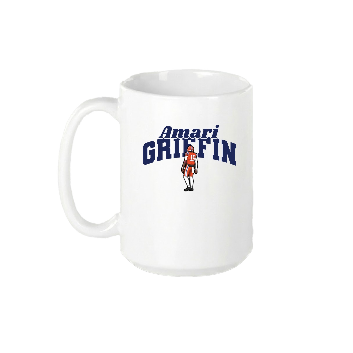15oz Coffee Mug — Signature Arch in White