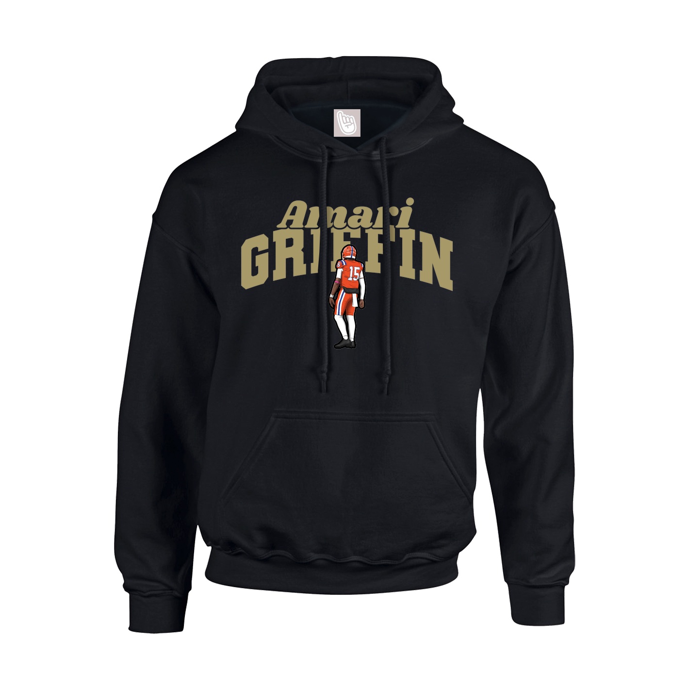 Hoodie — Signature Arch in Black