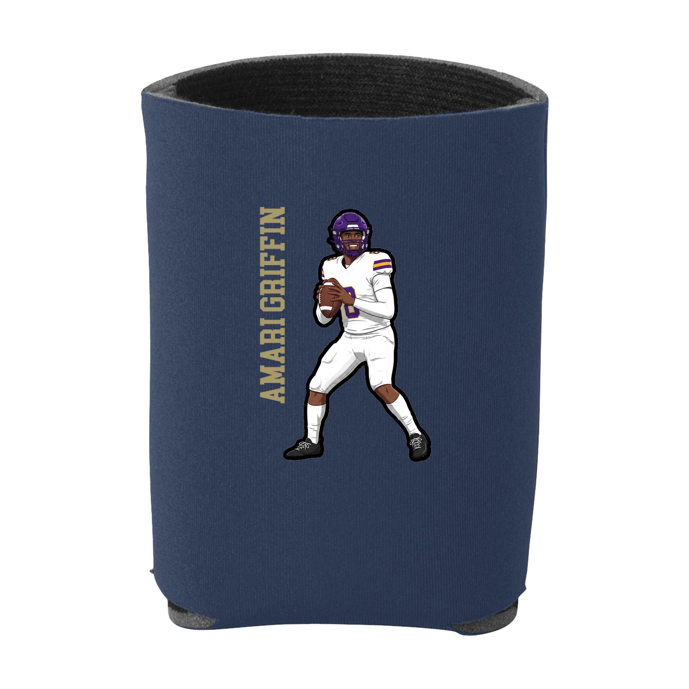 Can Holder — Name Vertical in Navy
