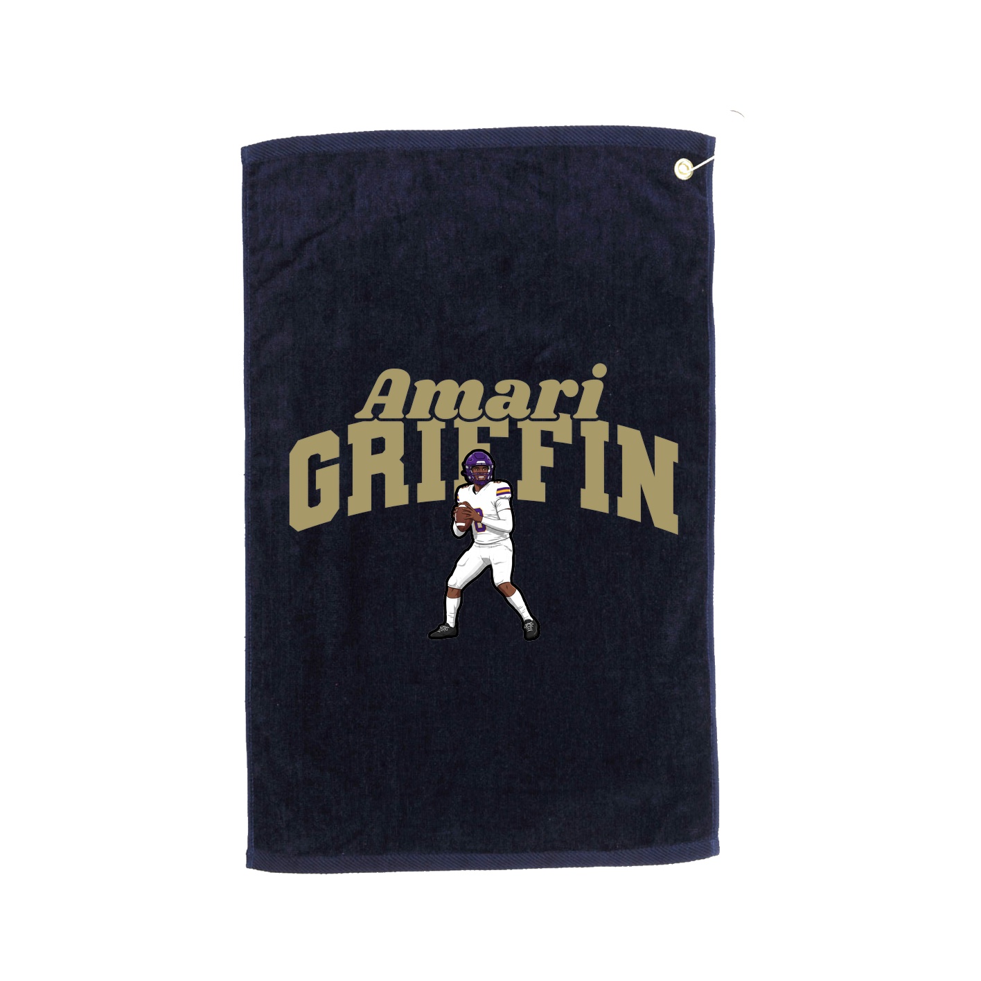Golf Towel — Signature Arch in Navy