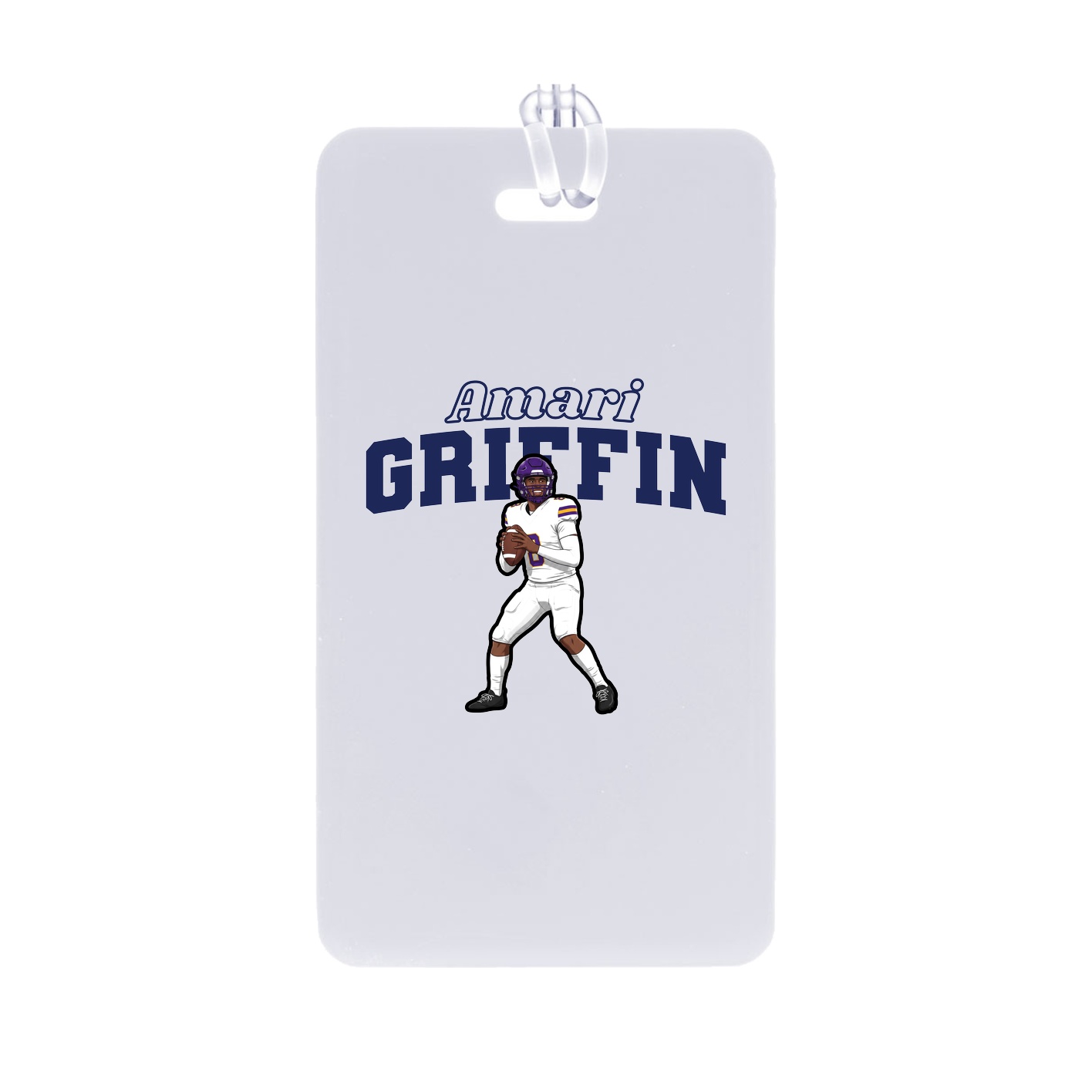 Bag Tag — Name Arch in Classic