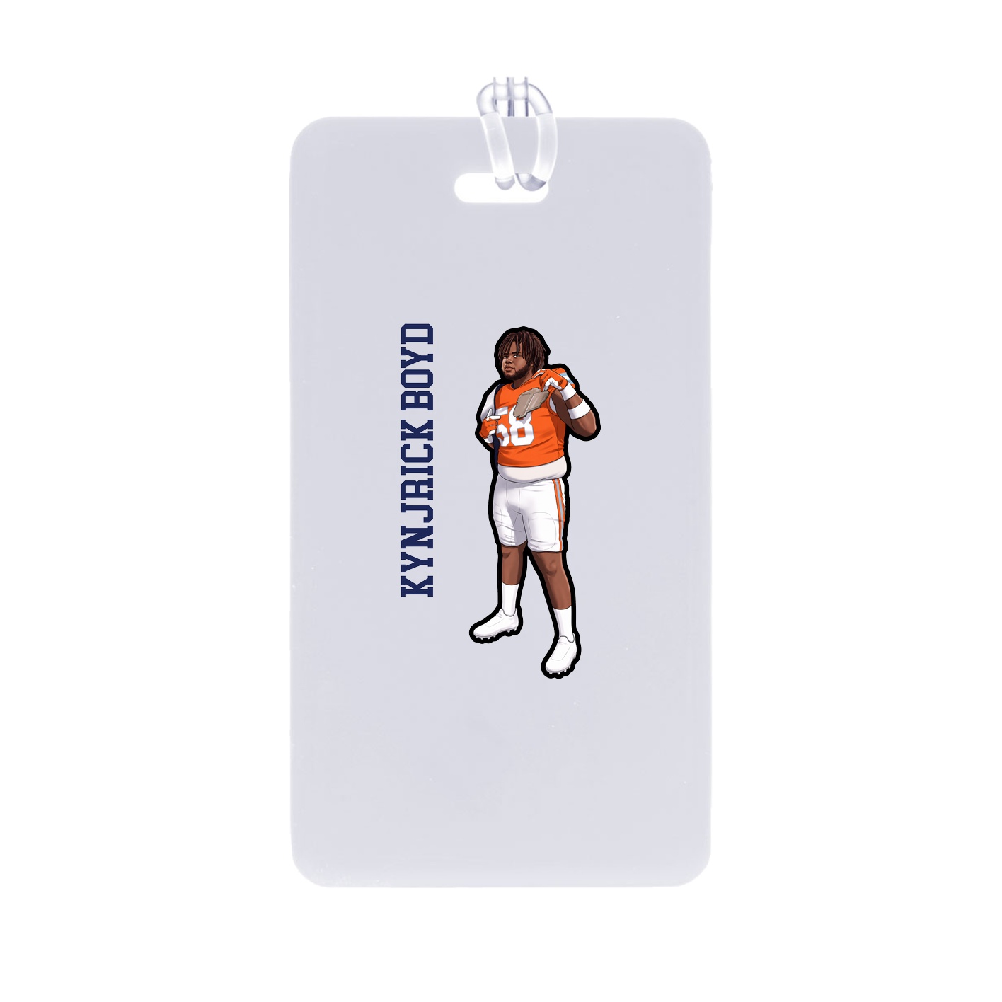 Bag Tag — Name Vertical in Classic