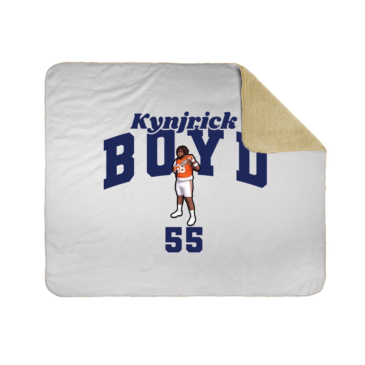 Throw Blanket — Signature Arch in White