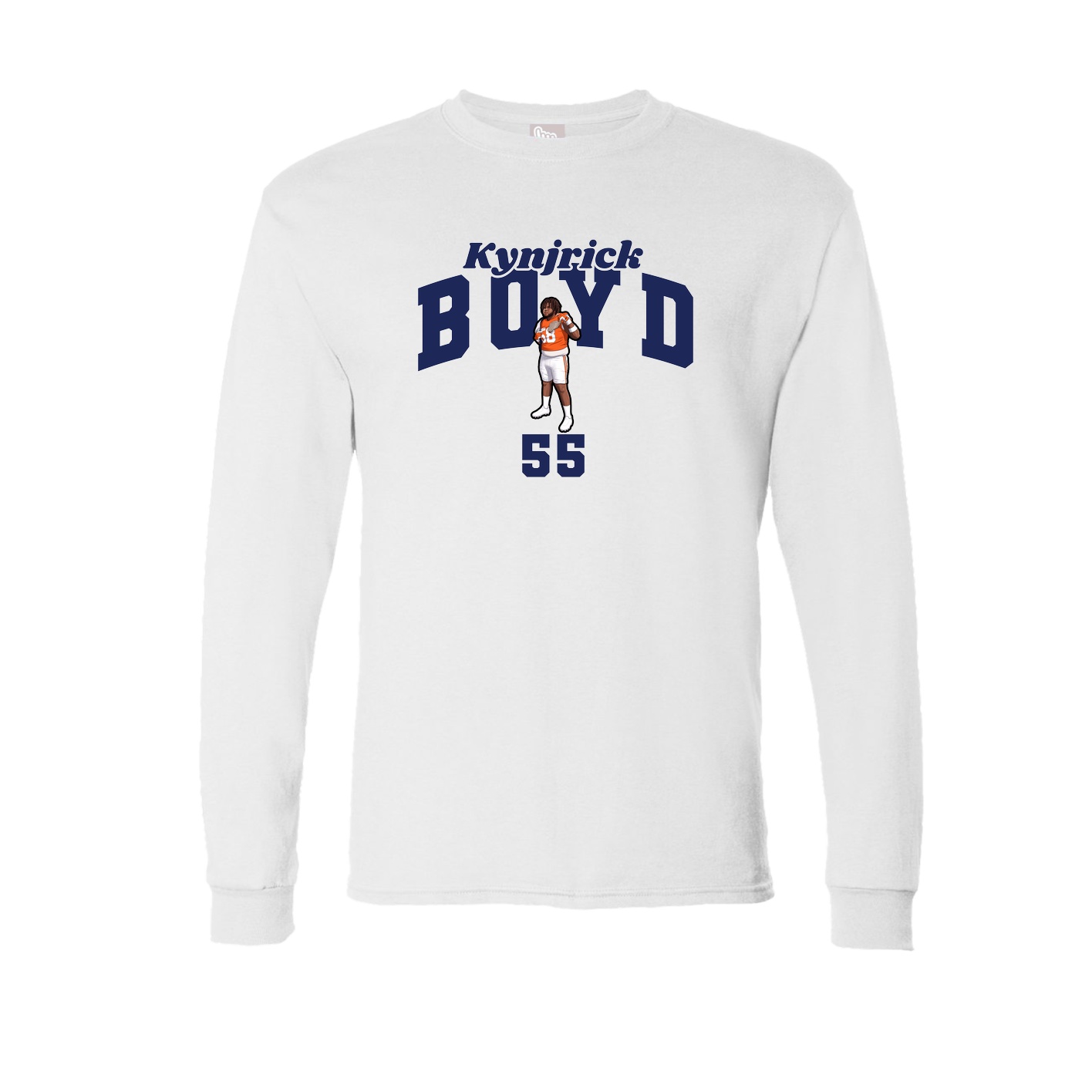 Long Sleeve Tee — Signature Arch in White