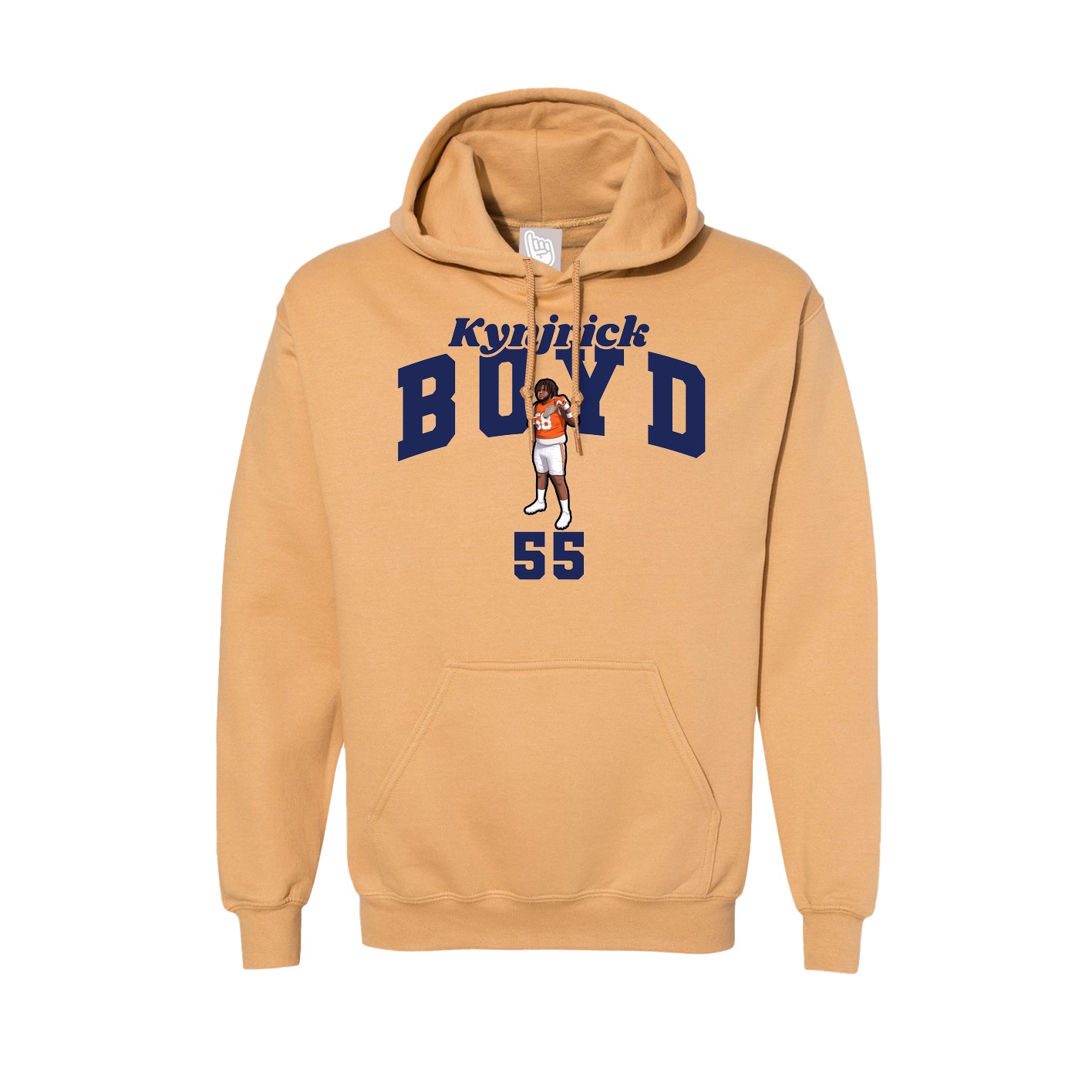 Hoodie — Signature Arch in Vegas Gold