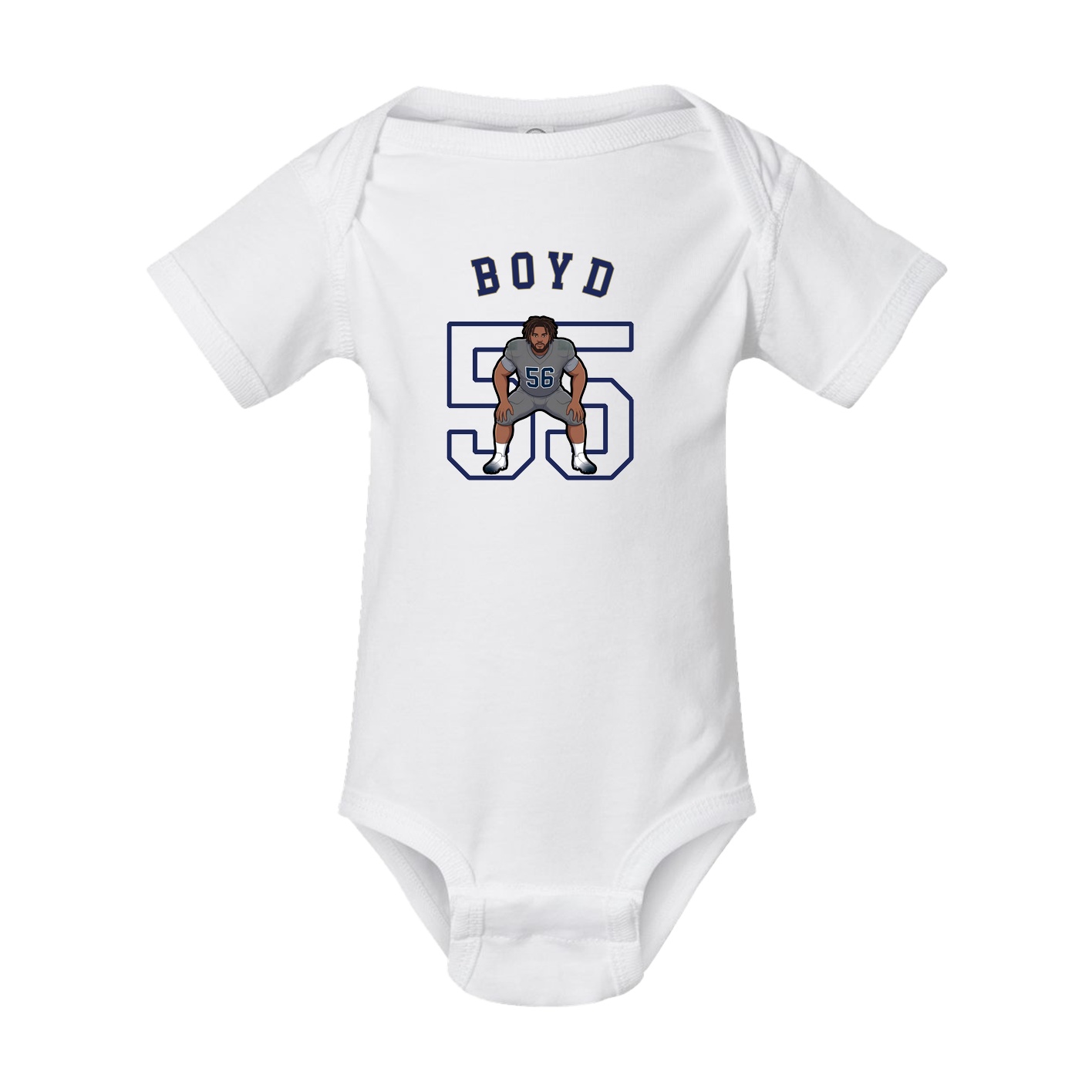Baby Onesie — Shirsey Arch in White