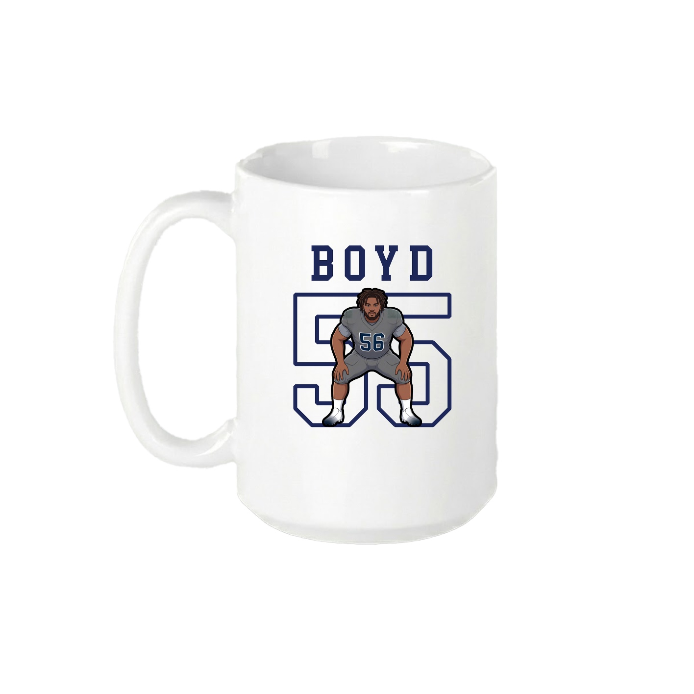 15oz Coffee Mug — Shirsey in White