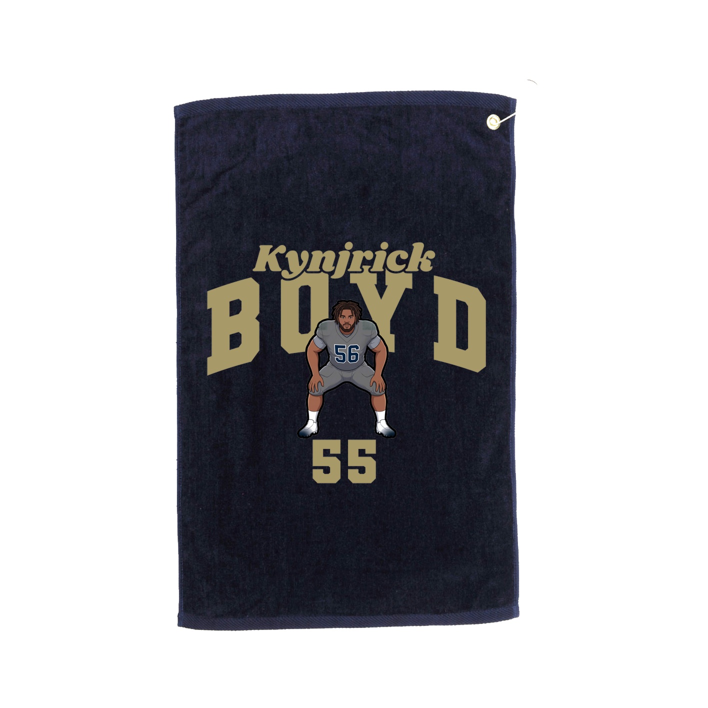 Golf Towel — Signature Arch in Navy