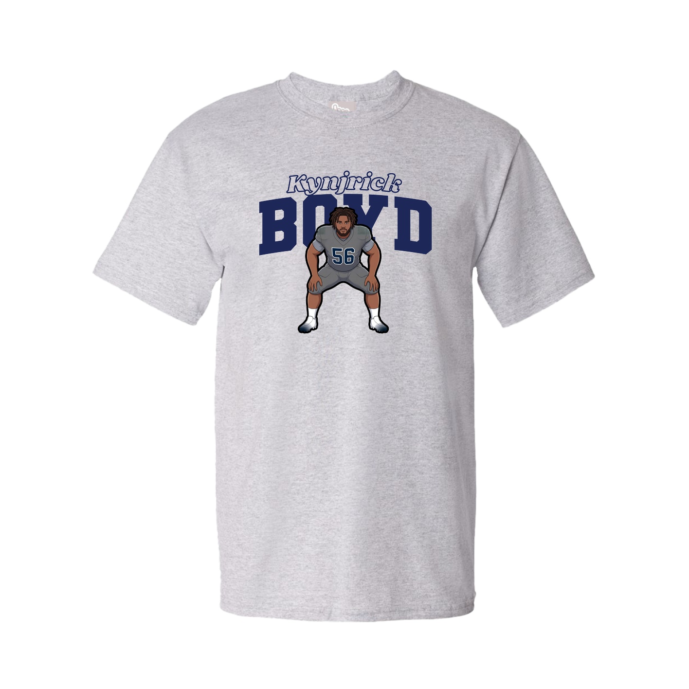 Tee — Name Arch in Grey