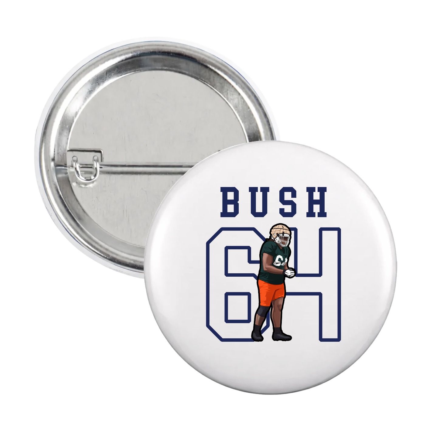 Game Day Button — Shirsey in White