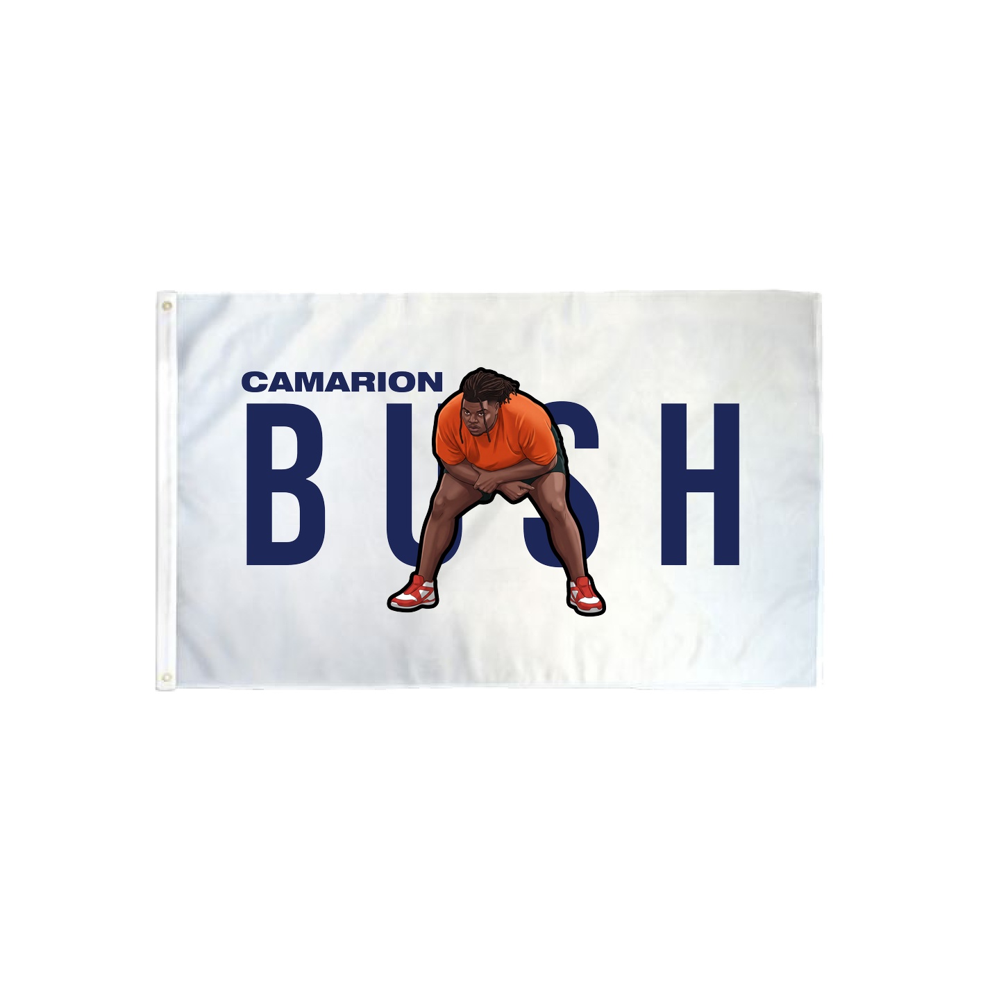3x5 Flag — Player Name in Classic