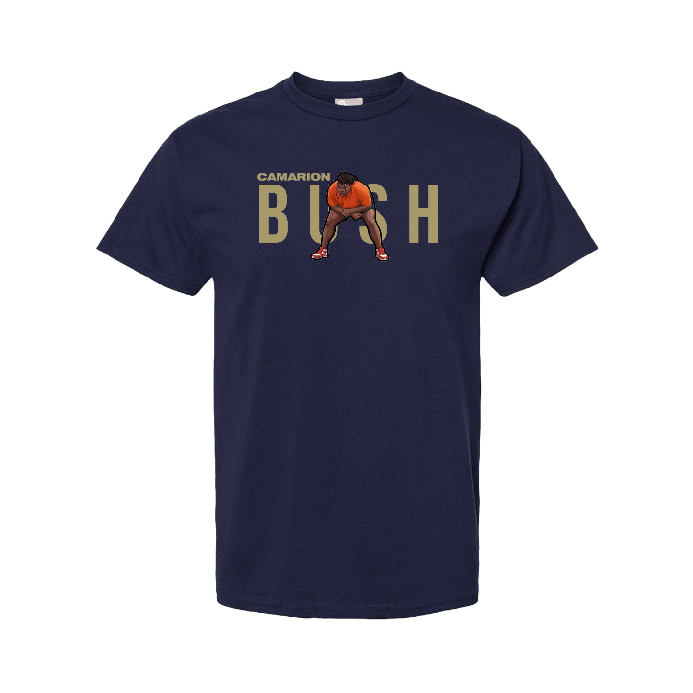 Youth Tee — Player Name in Navy