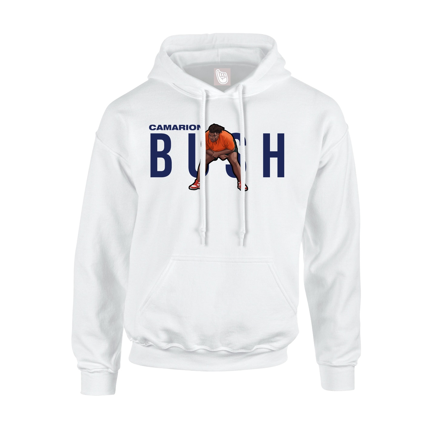 Hoodie — Player Name in White