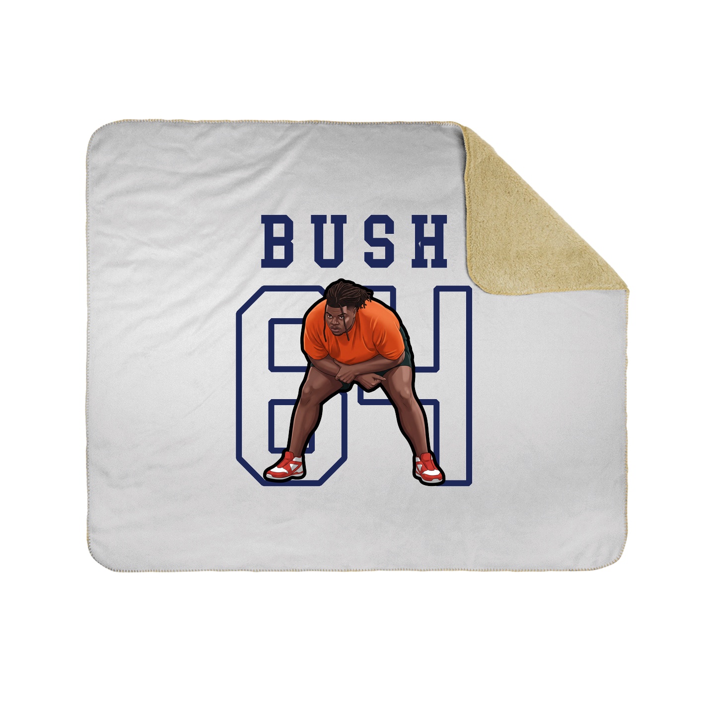 Throw Blanket — Shirsey in White
