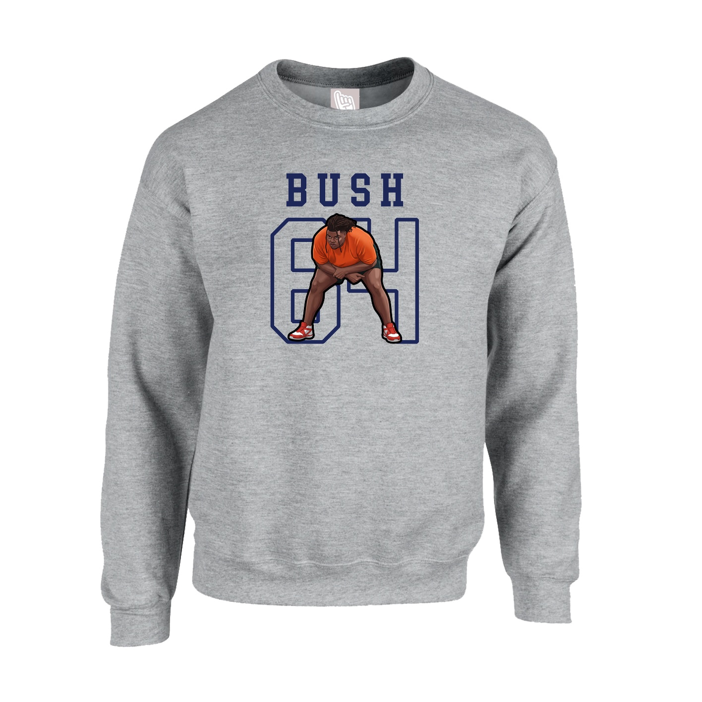 Fleece Crew — Shirsey in Grey