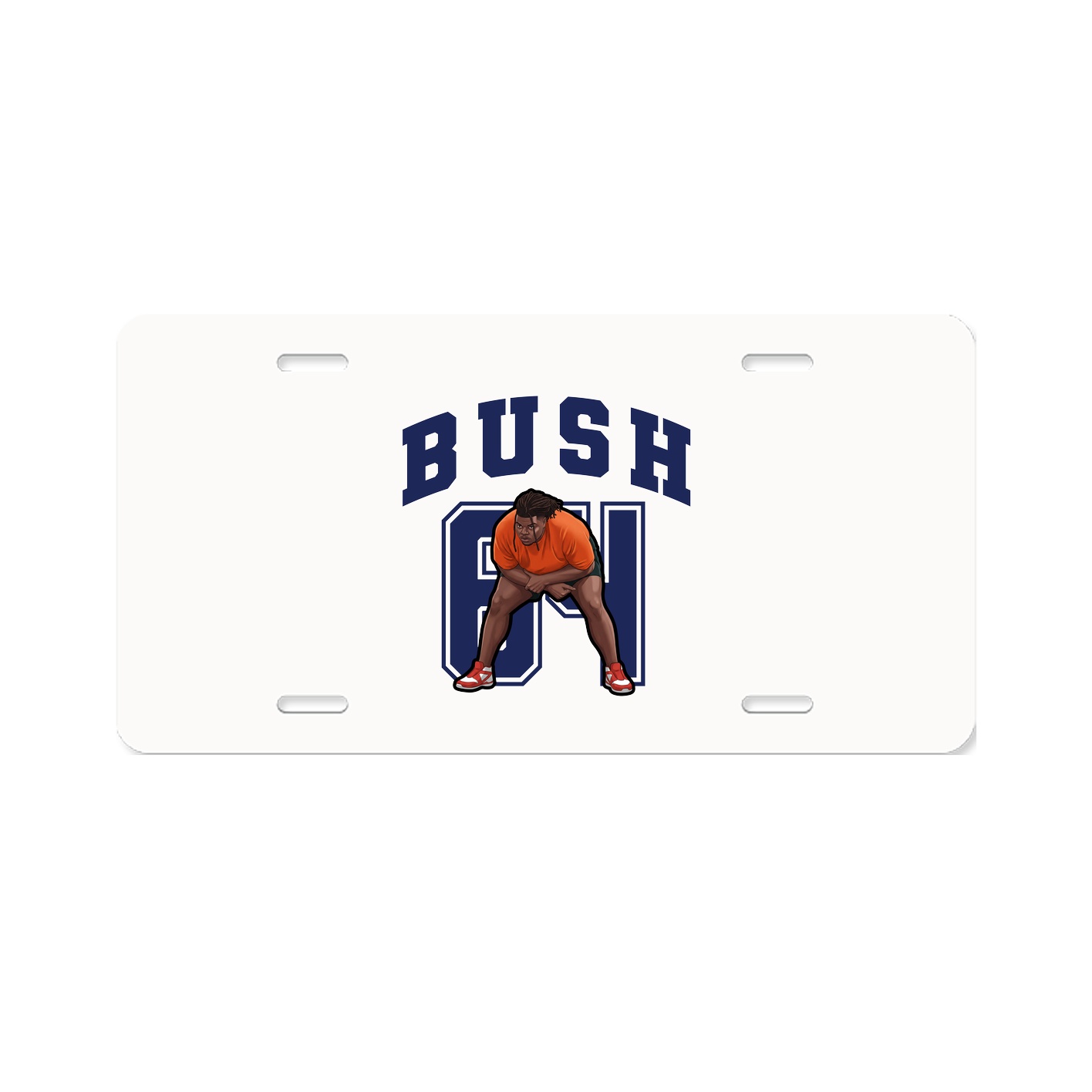 License Plate — Number in Classic