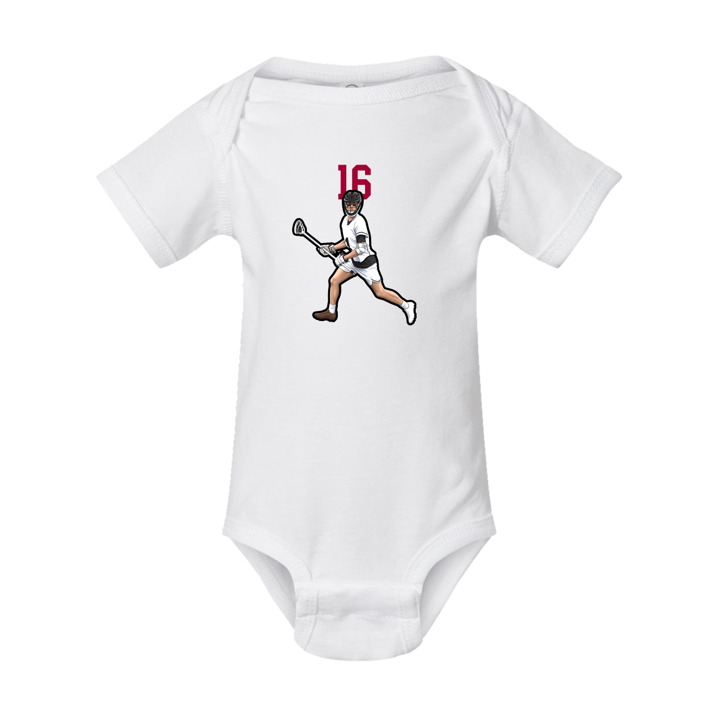 Baby Onesie — Number Top in White