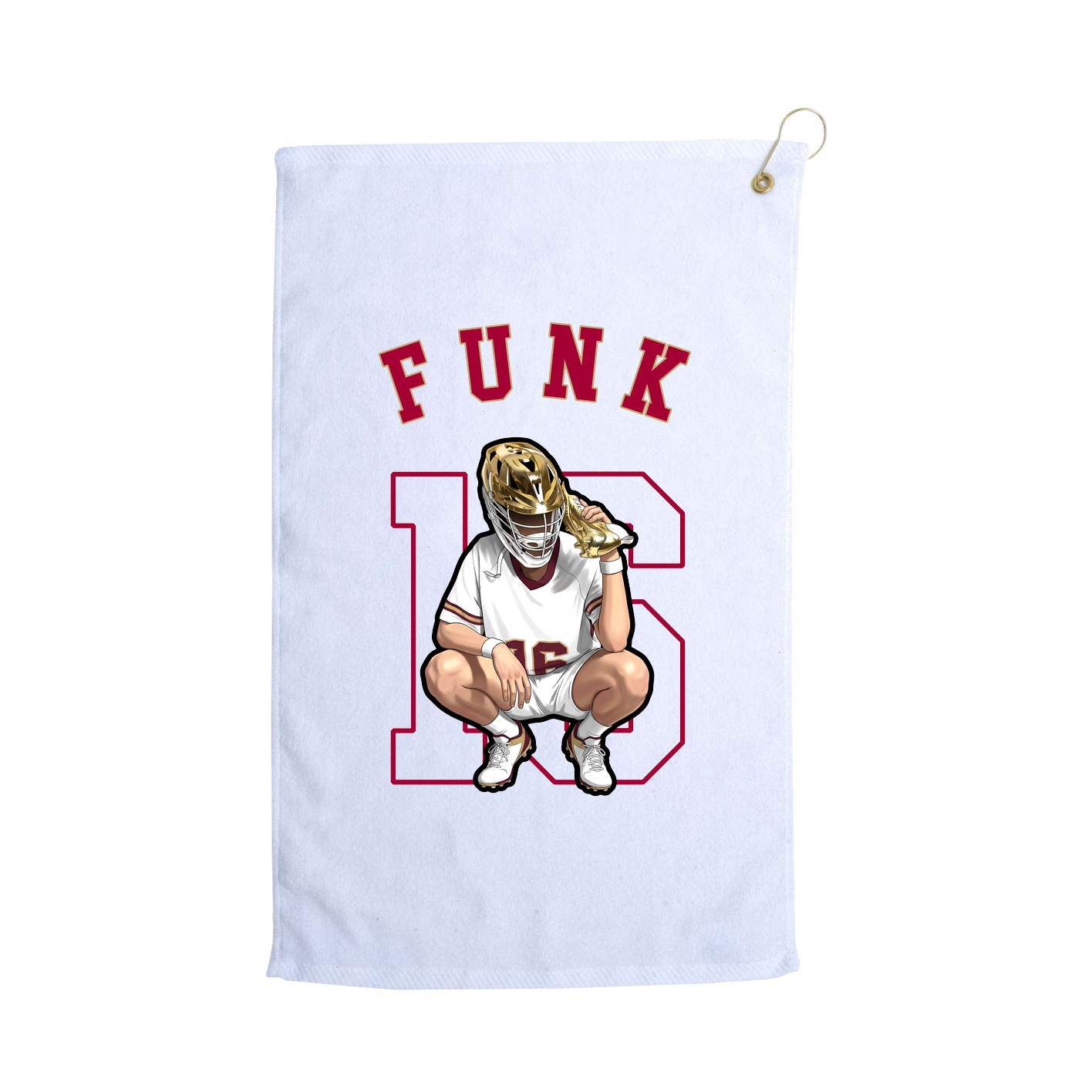 Golf Towel — Shirsey Arch in White