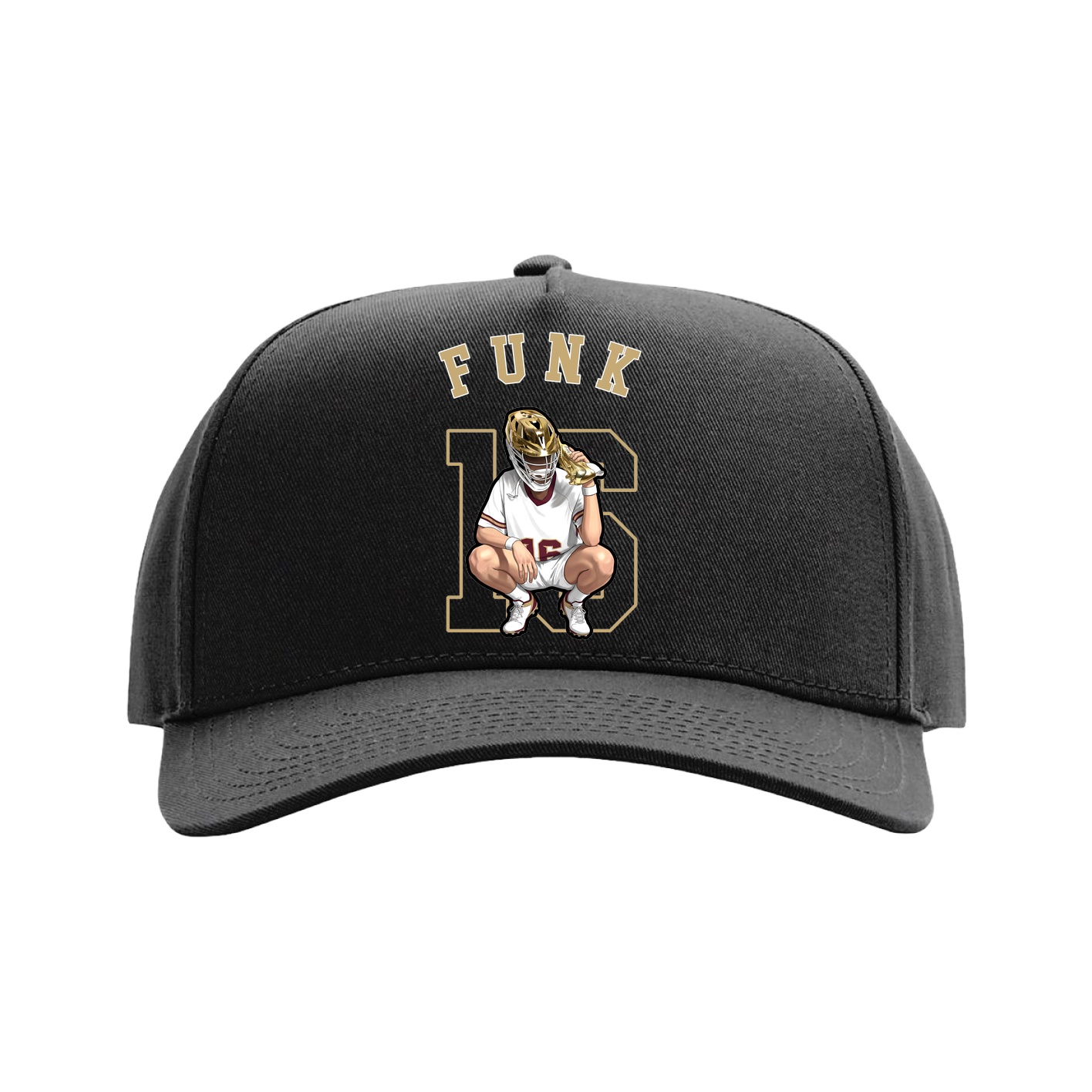 Full Fabric Five-Panel Champ Cap