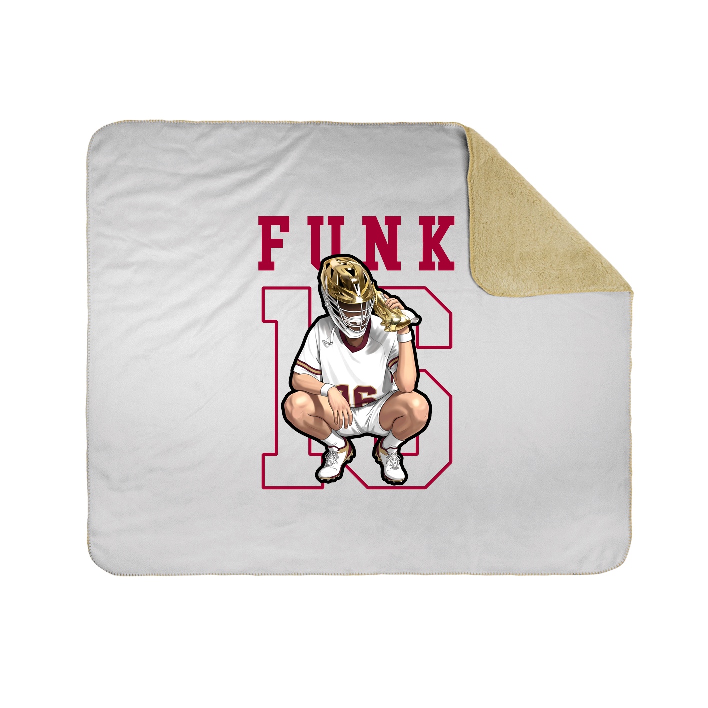 50x60 Sherpa Lined Throw Blanket