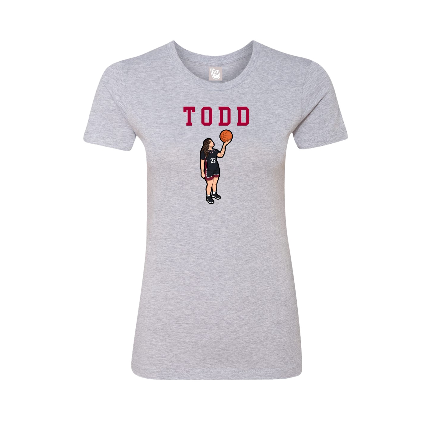 Fitted Women's Tee — Shirsey in Grey