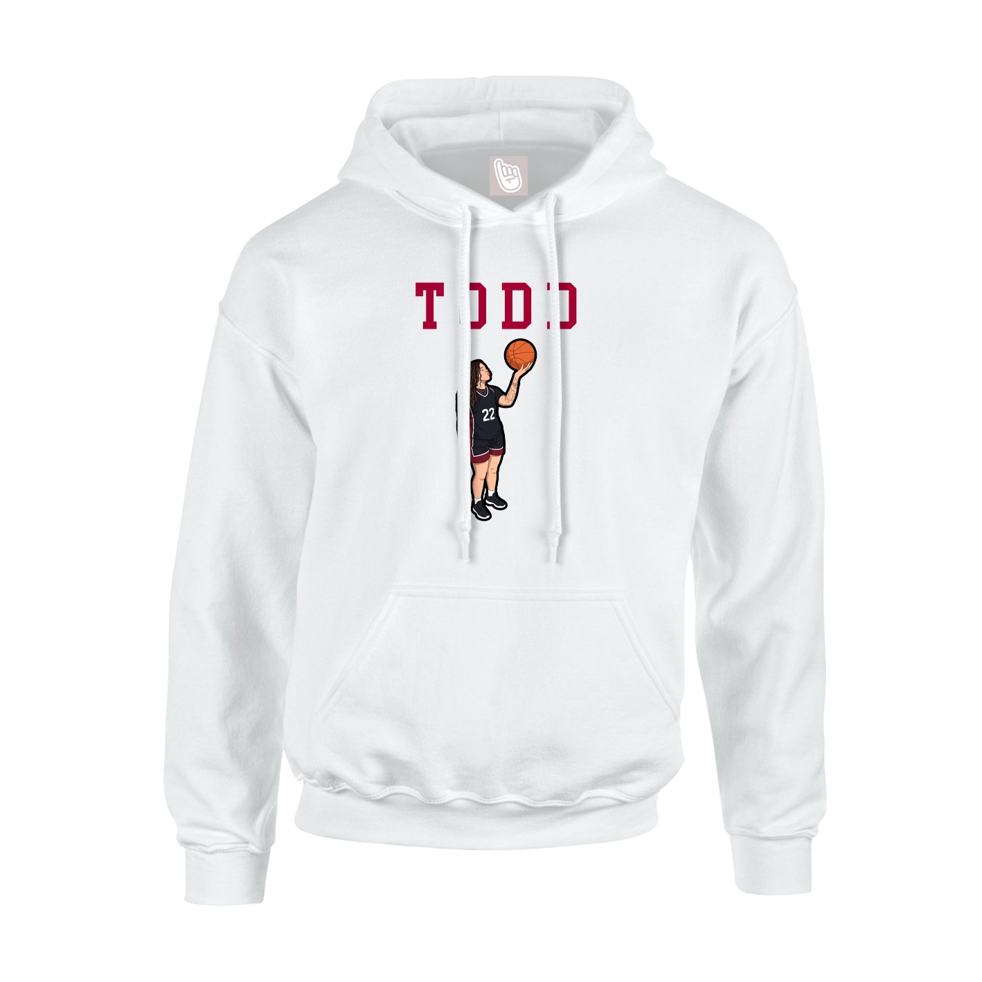 Hoodie — Shirsey in White