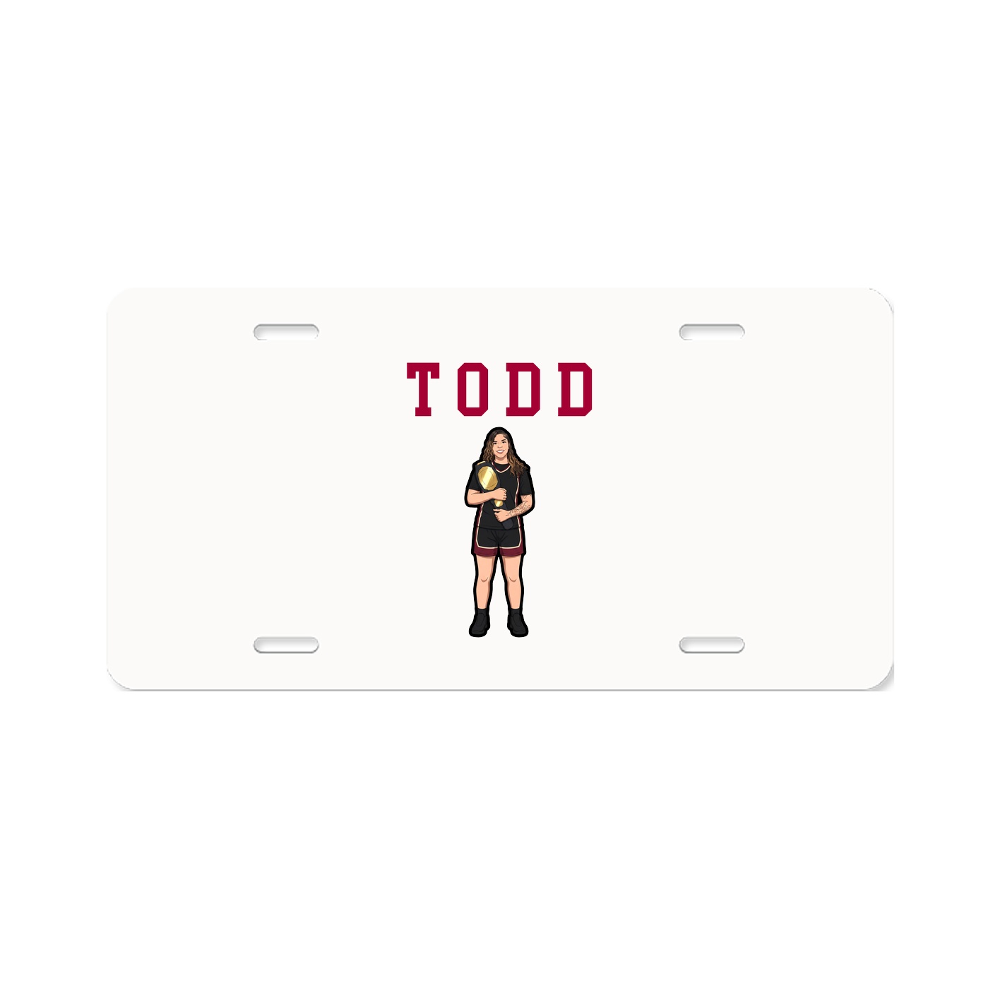 License Plate — Shirsey in Classic