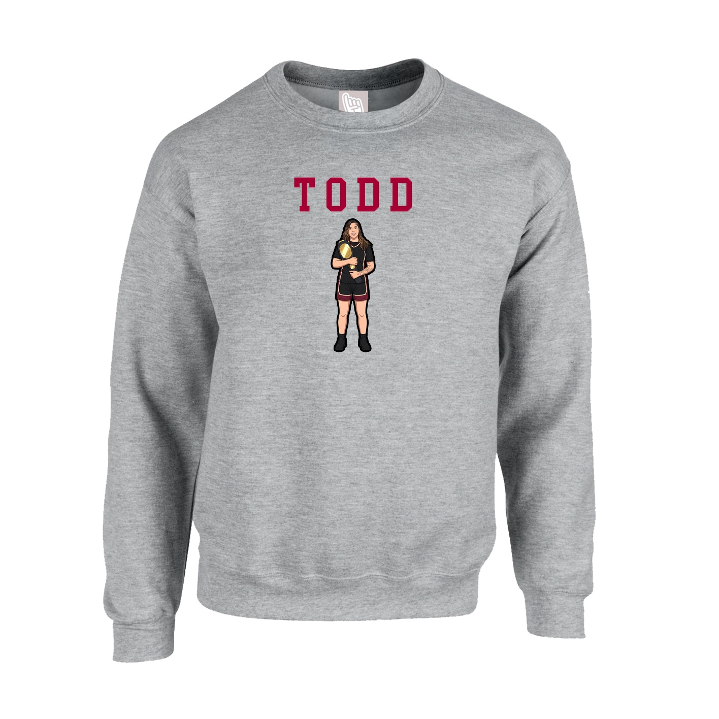 Fleece Crew — Shirsey in Grey