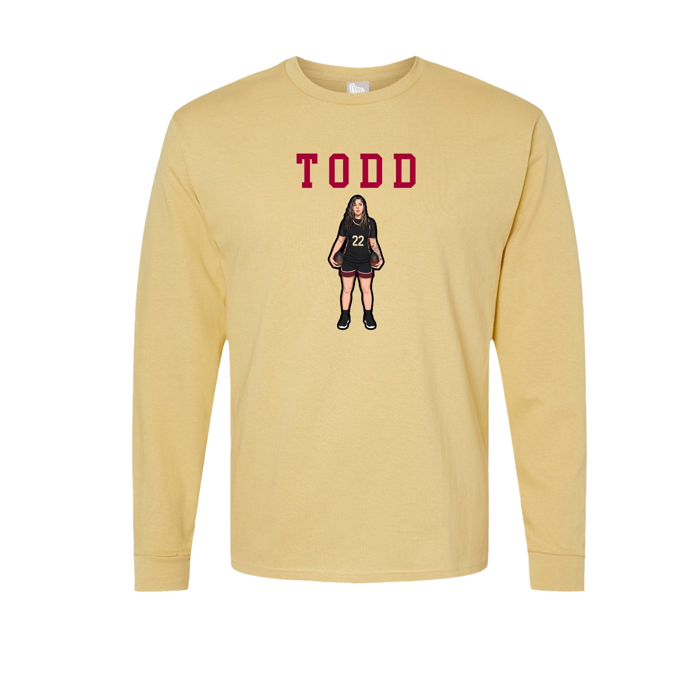 Long Sleeve Tee — Shirsey in Vegas Gold