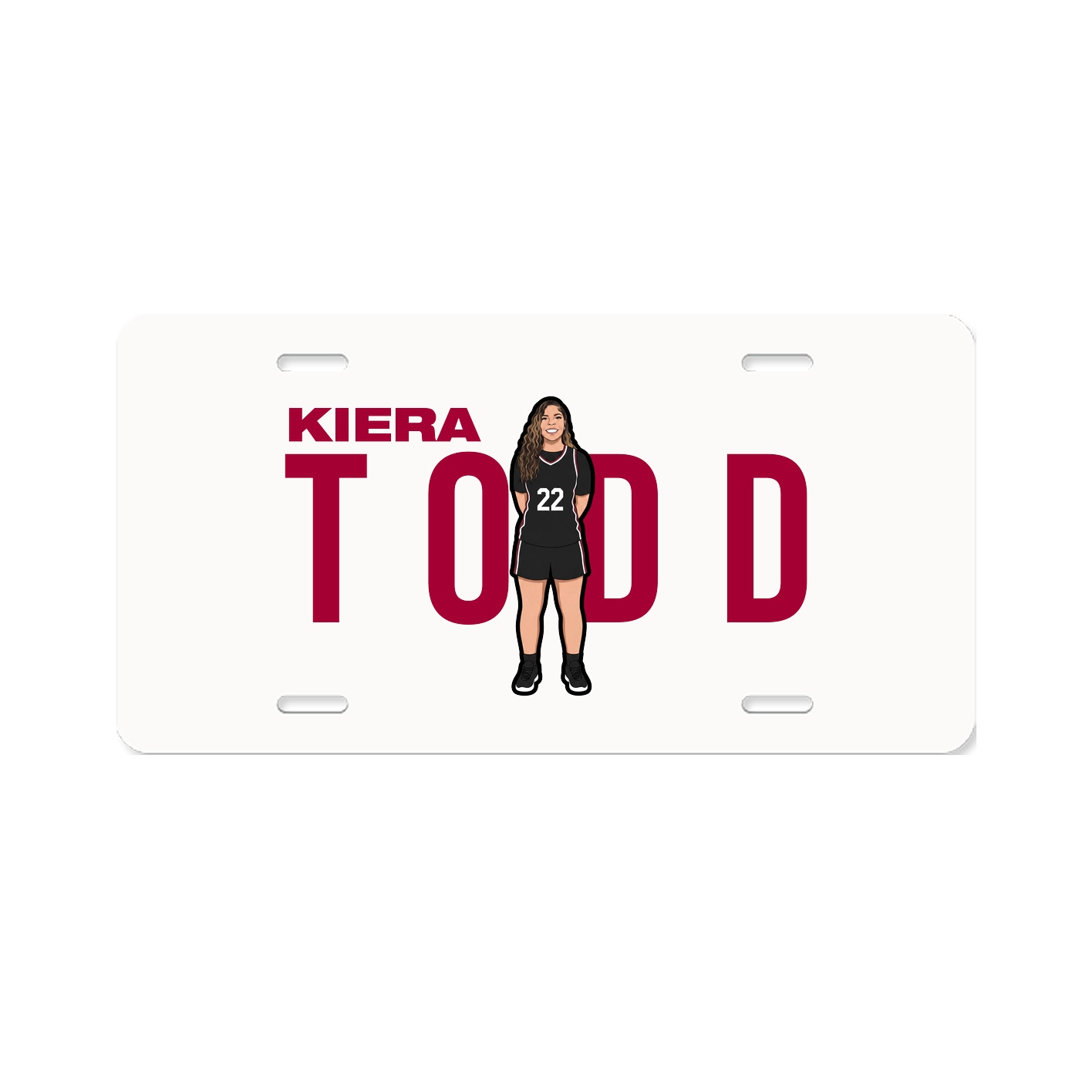 License Plate — Player Name in Classic