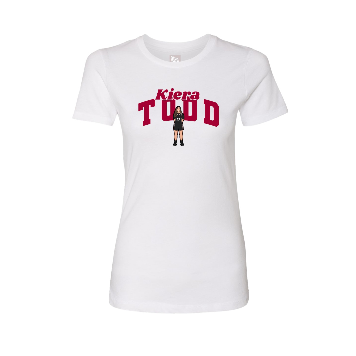 Womens Tee — Signature Arch in White