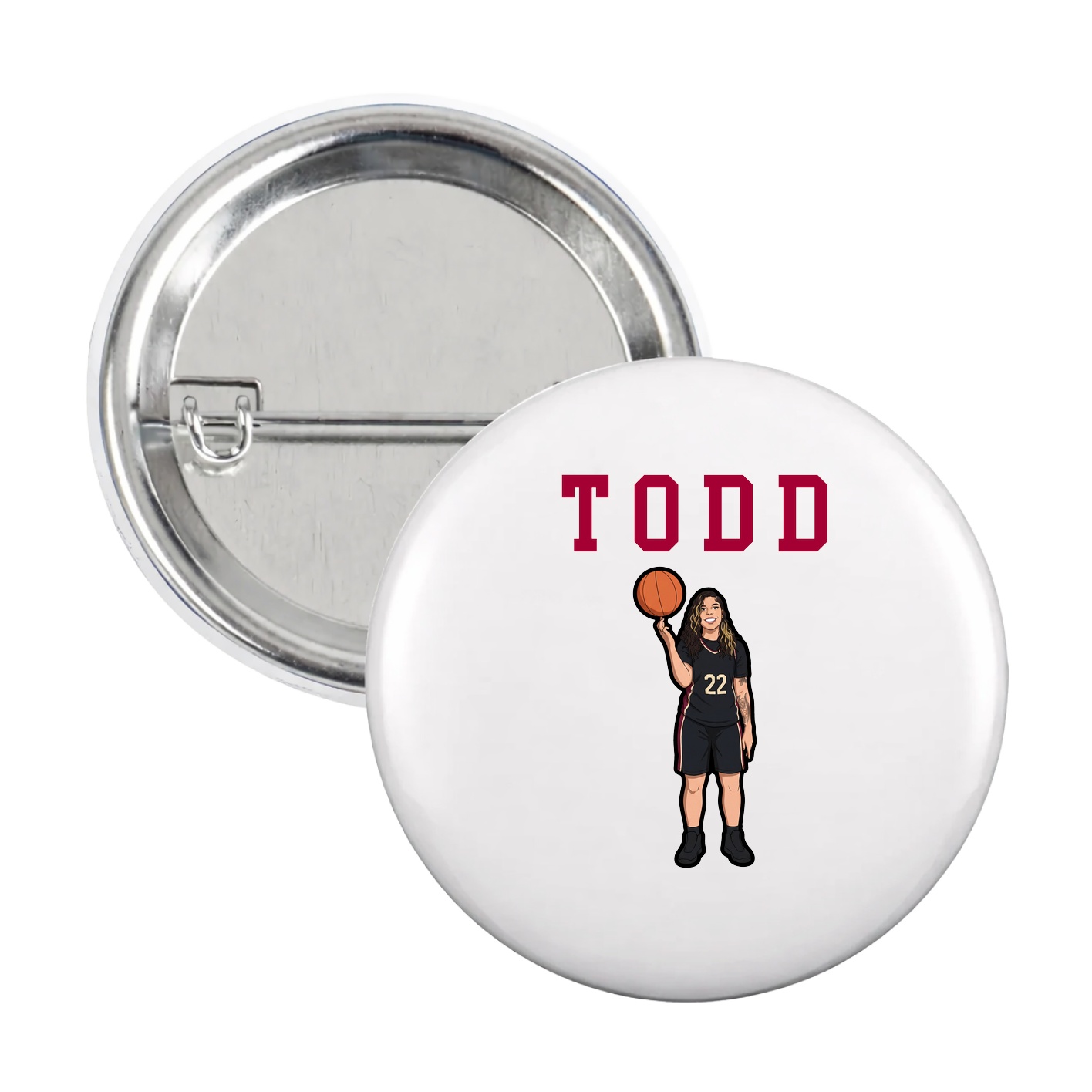 Game Day Button — Shirsey in White