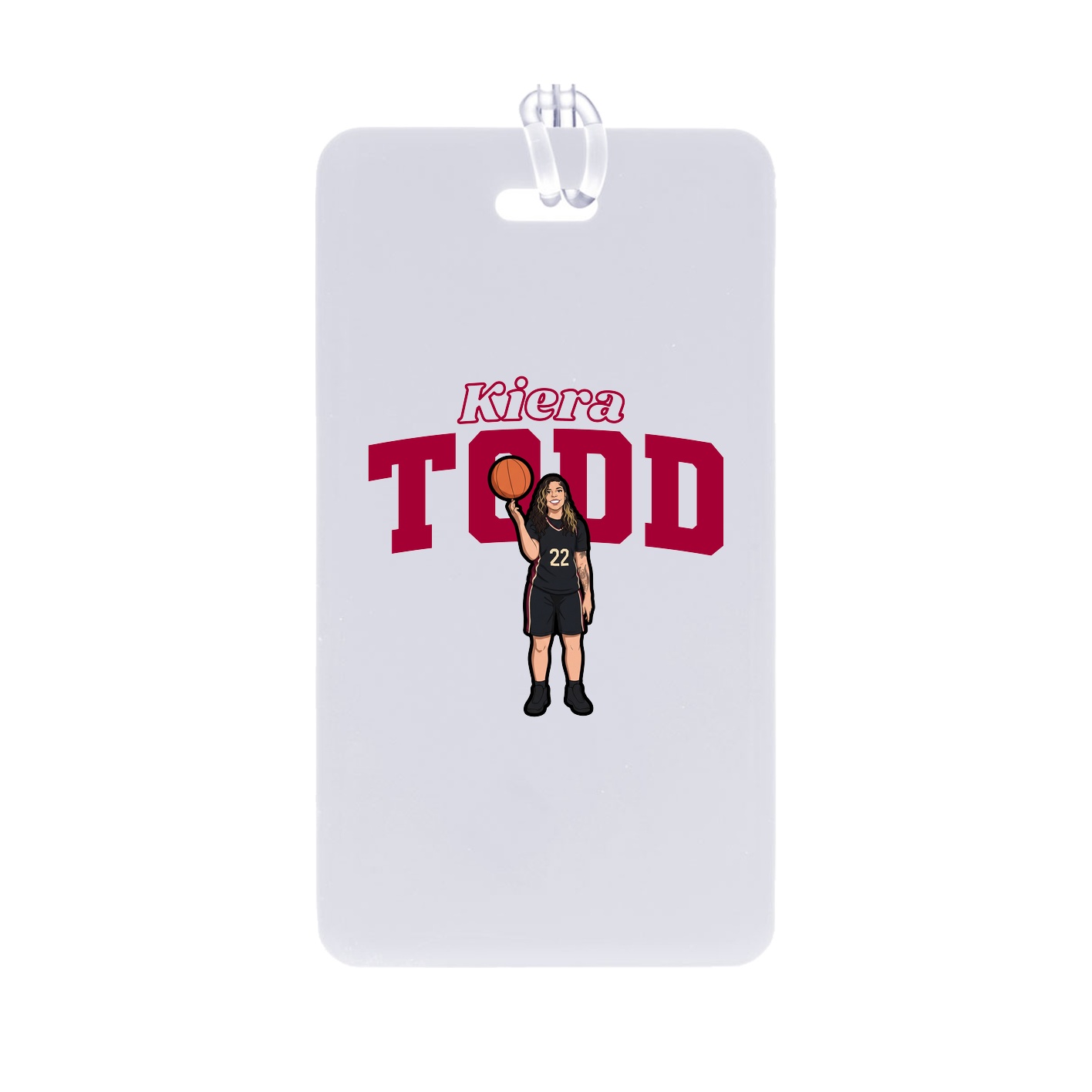 Bag Tag — Name Arch in Classic