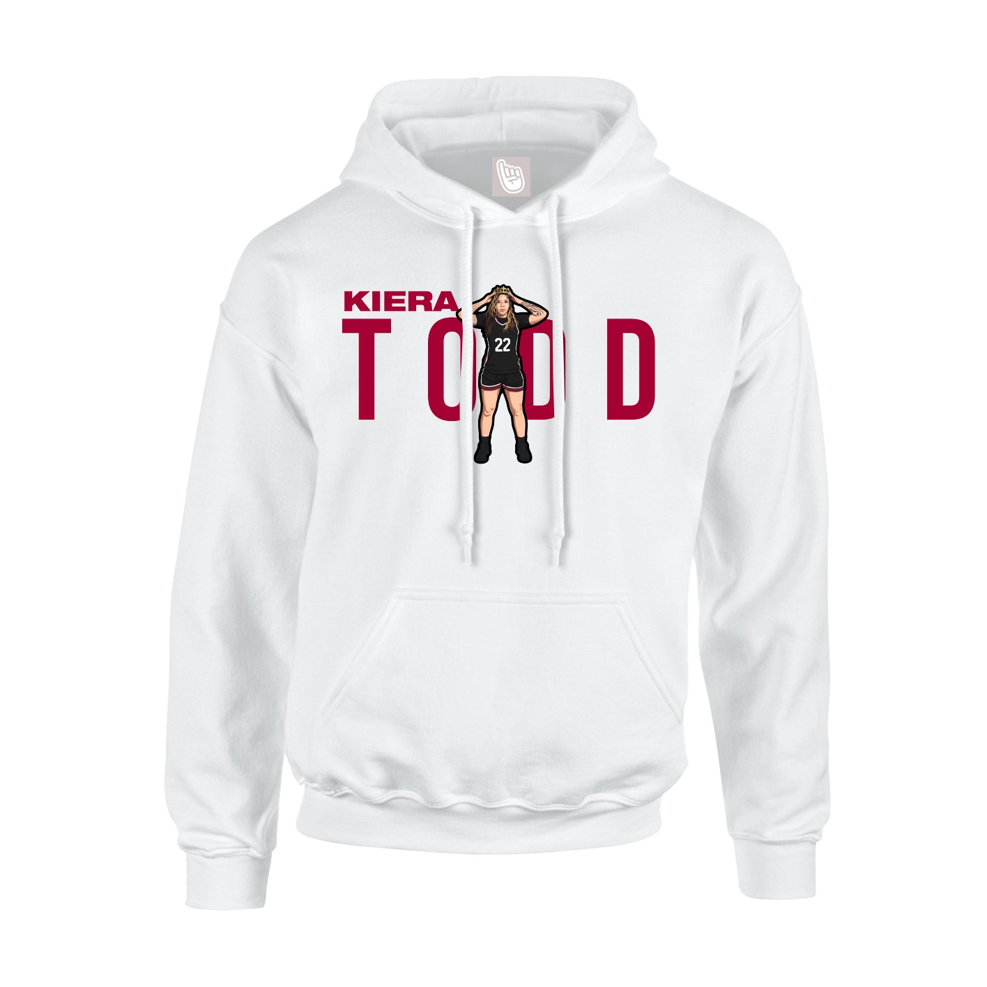 Hoodie — Player Name in White