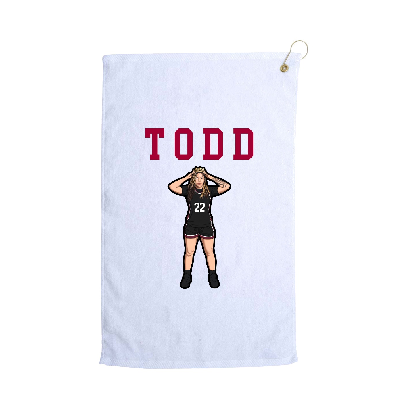 Golf Towel — Shirsey in White