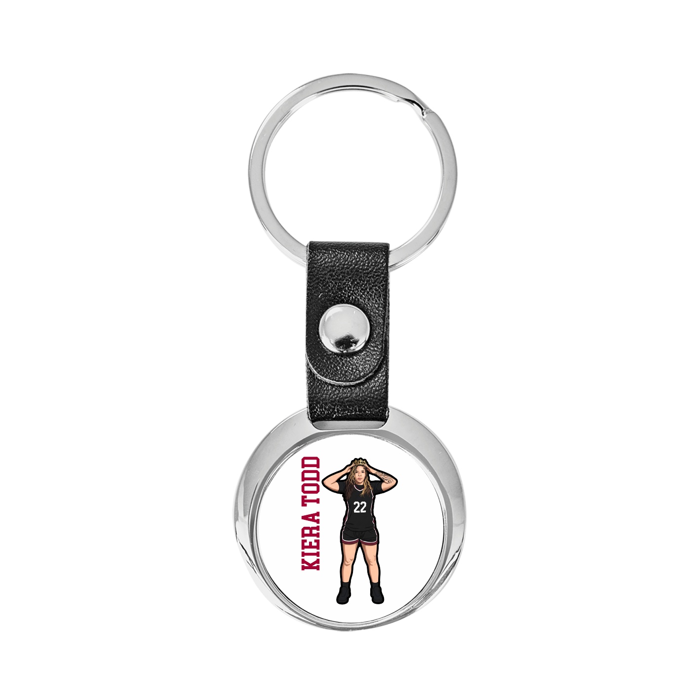 Key Chain — Name Vertical in Classic