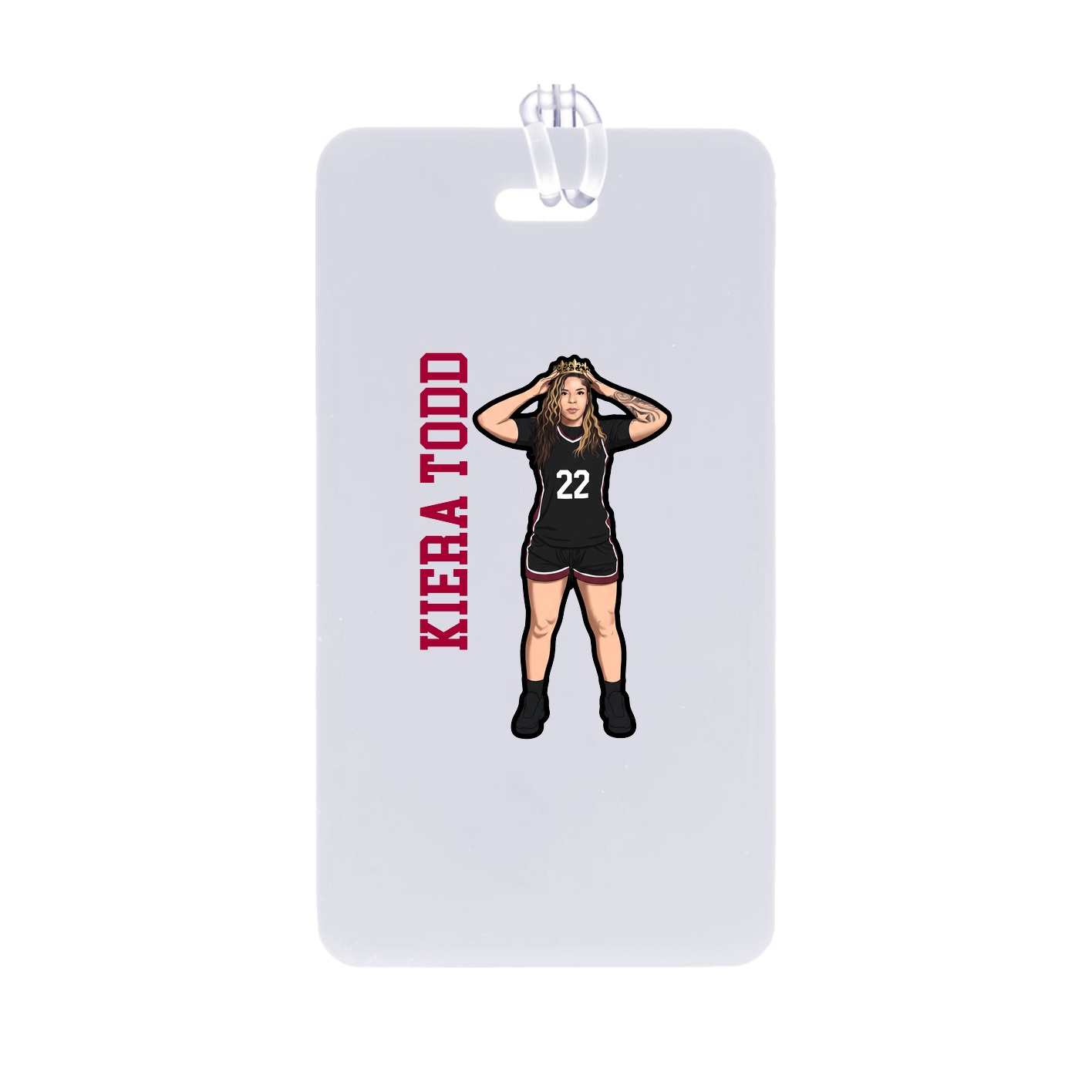 Bag Tag — Name Vertical in Classic