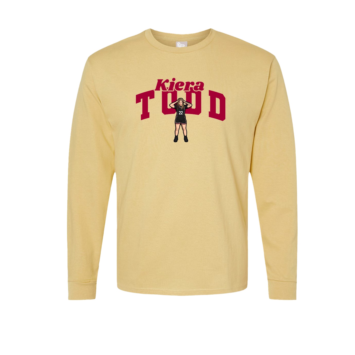 Long Sleeve Tee — Signature Arch in Vegas Gold