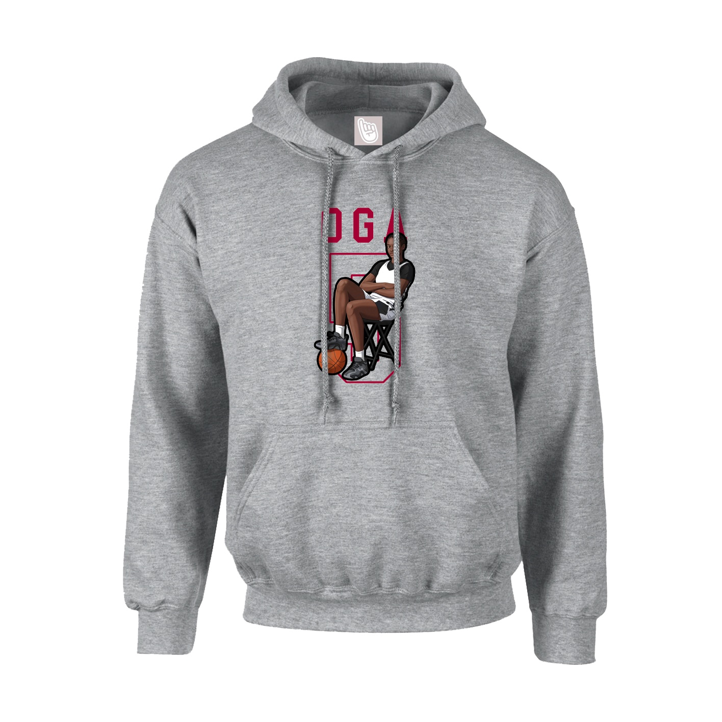 Hoodie — Shirsey in Grey