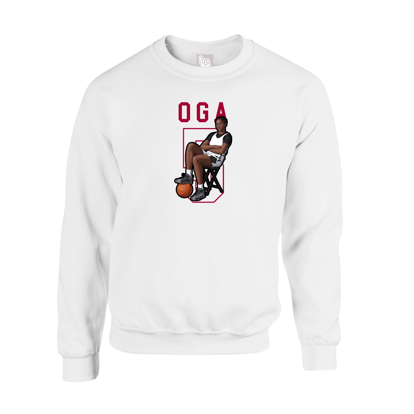 Fleece Crew — Shirsey in White