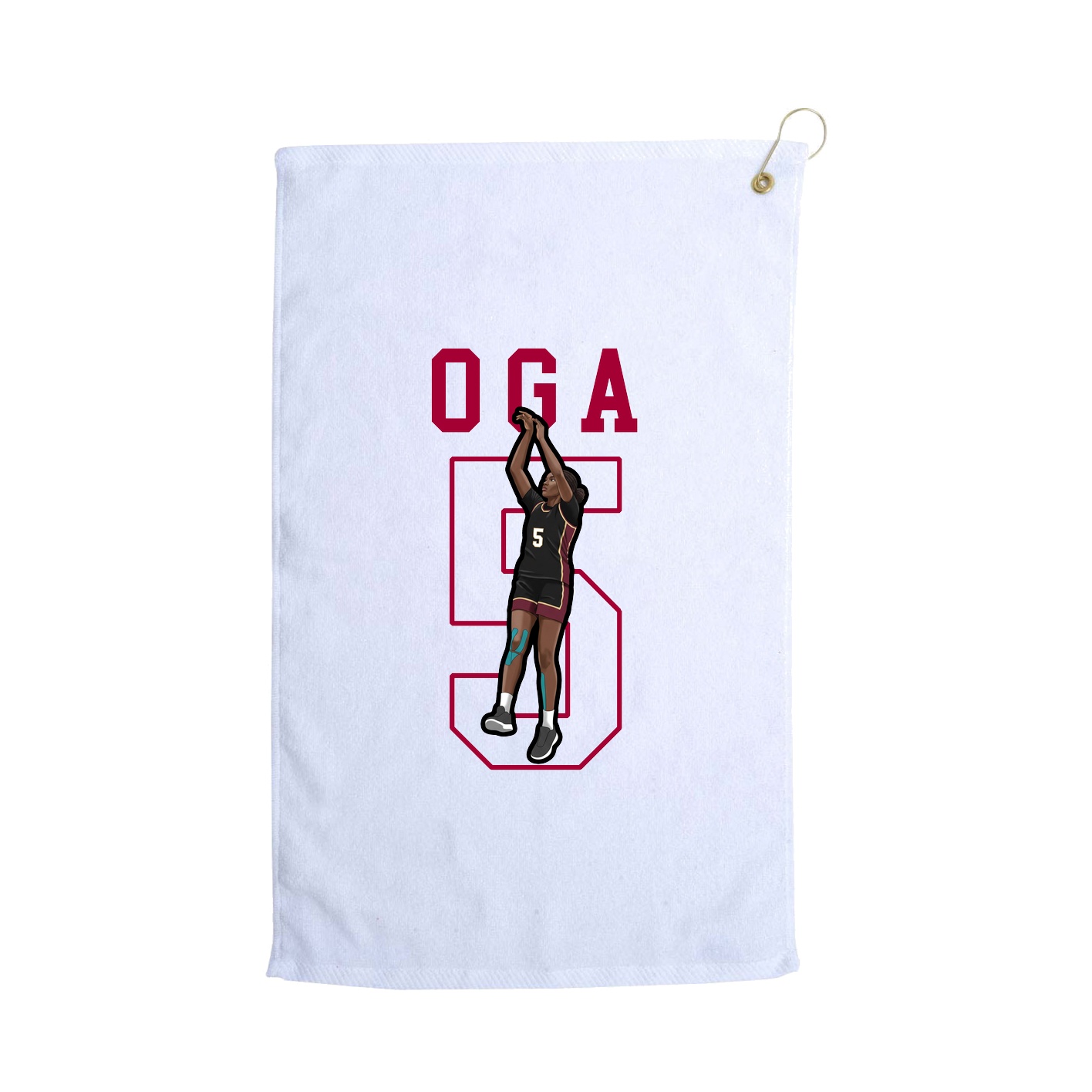 Golf Towel — Shirsey in White